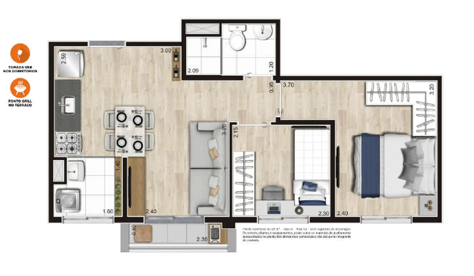 Planta 3 – K Centro