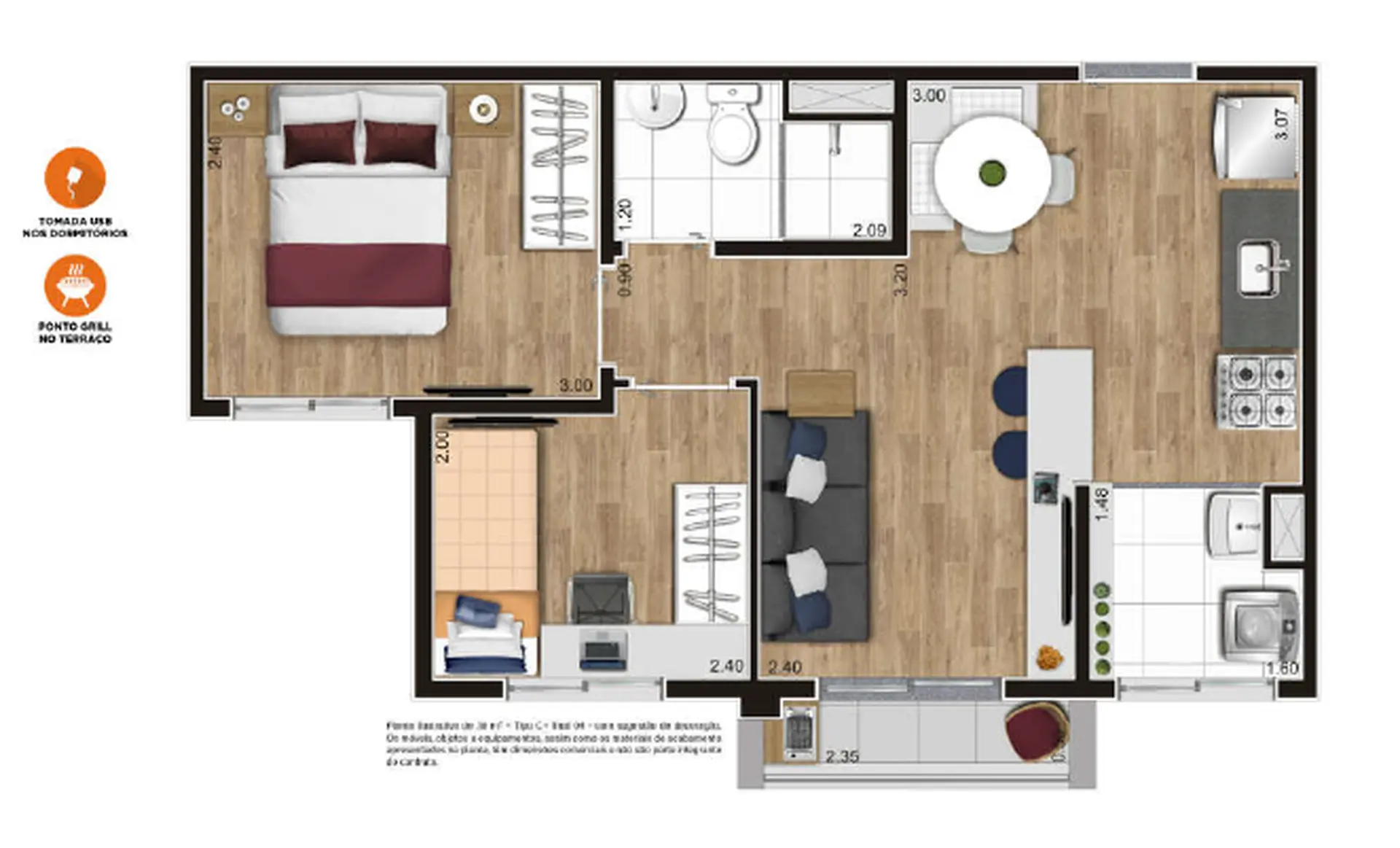 Planta 2 – K Centro