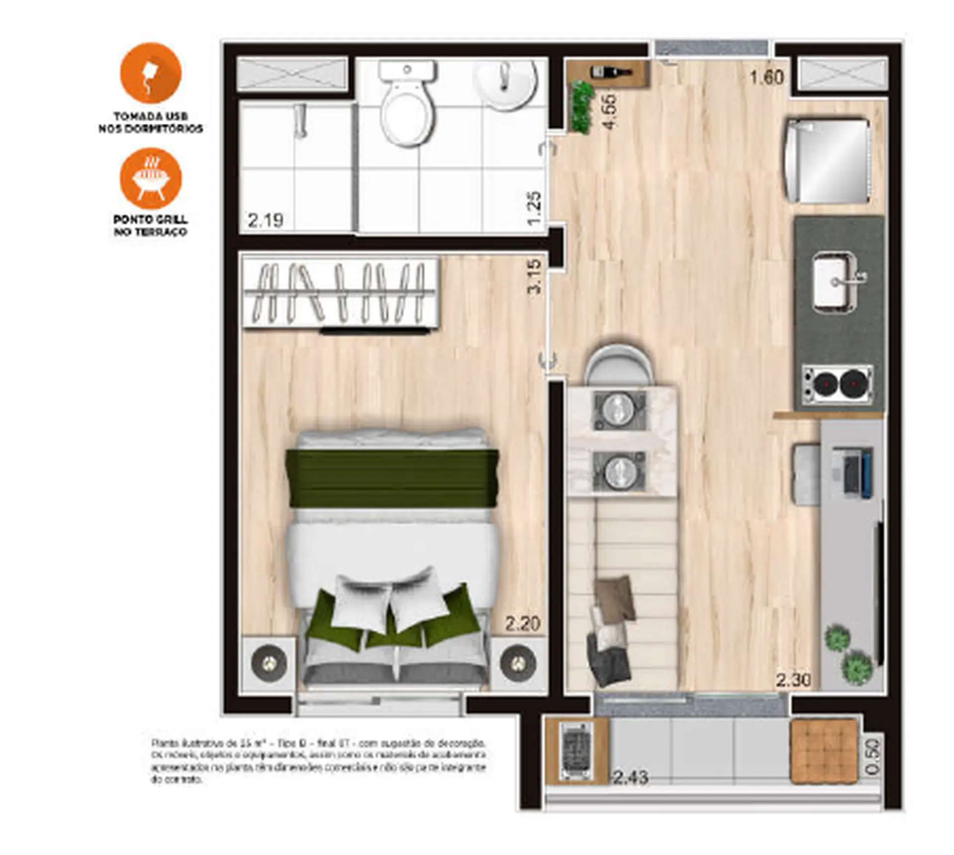 Planta 1 – K Centro