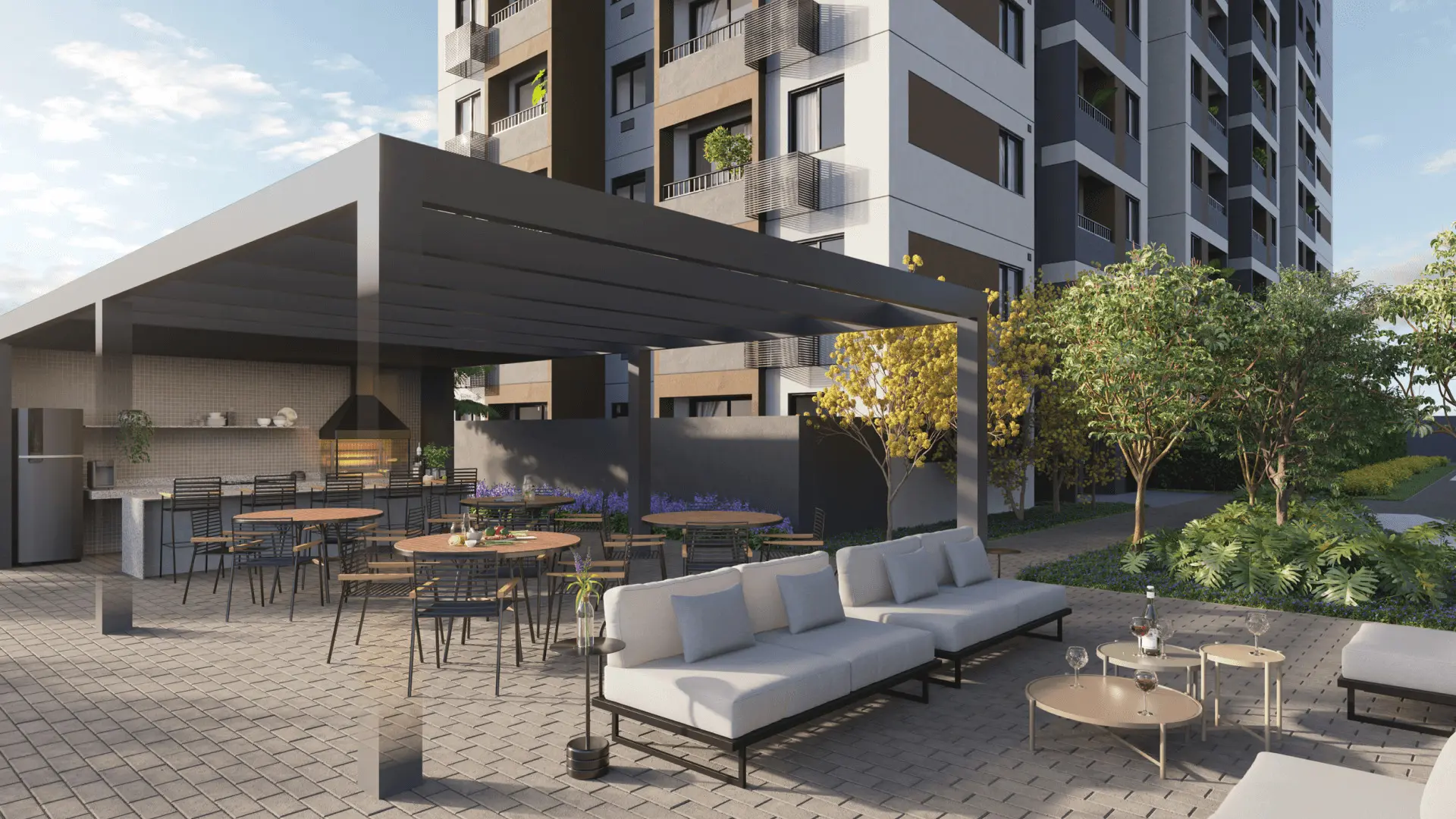 Line Barra Funda Residence — área de lazer 1