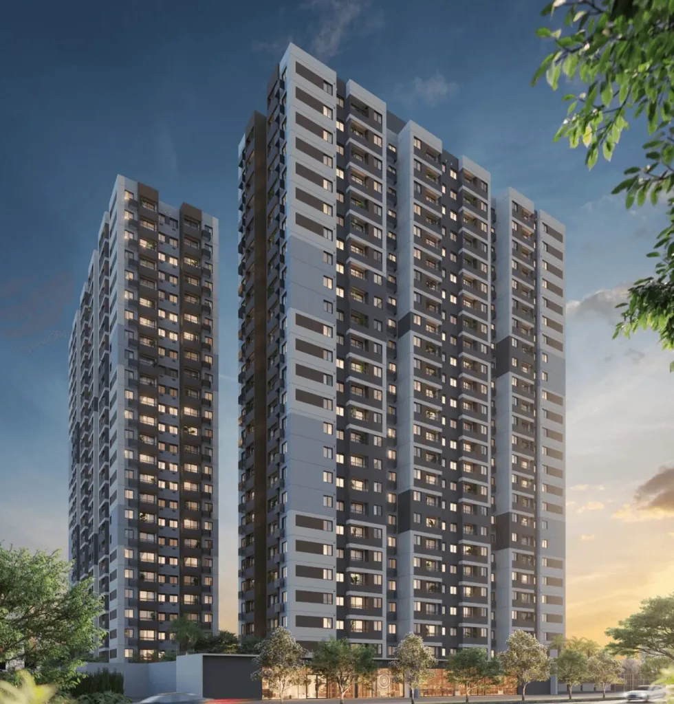Fachada do empreendimento Line Barra Funda Residence
