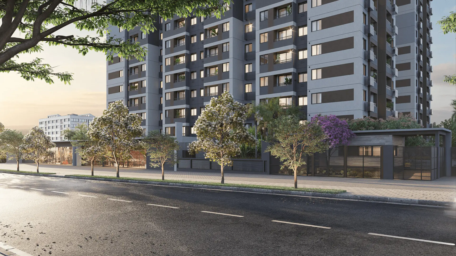 Fachada Line Barra Funda Residence – Barra Funda