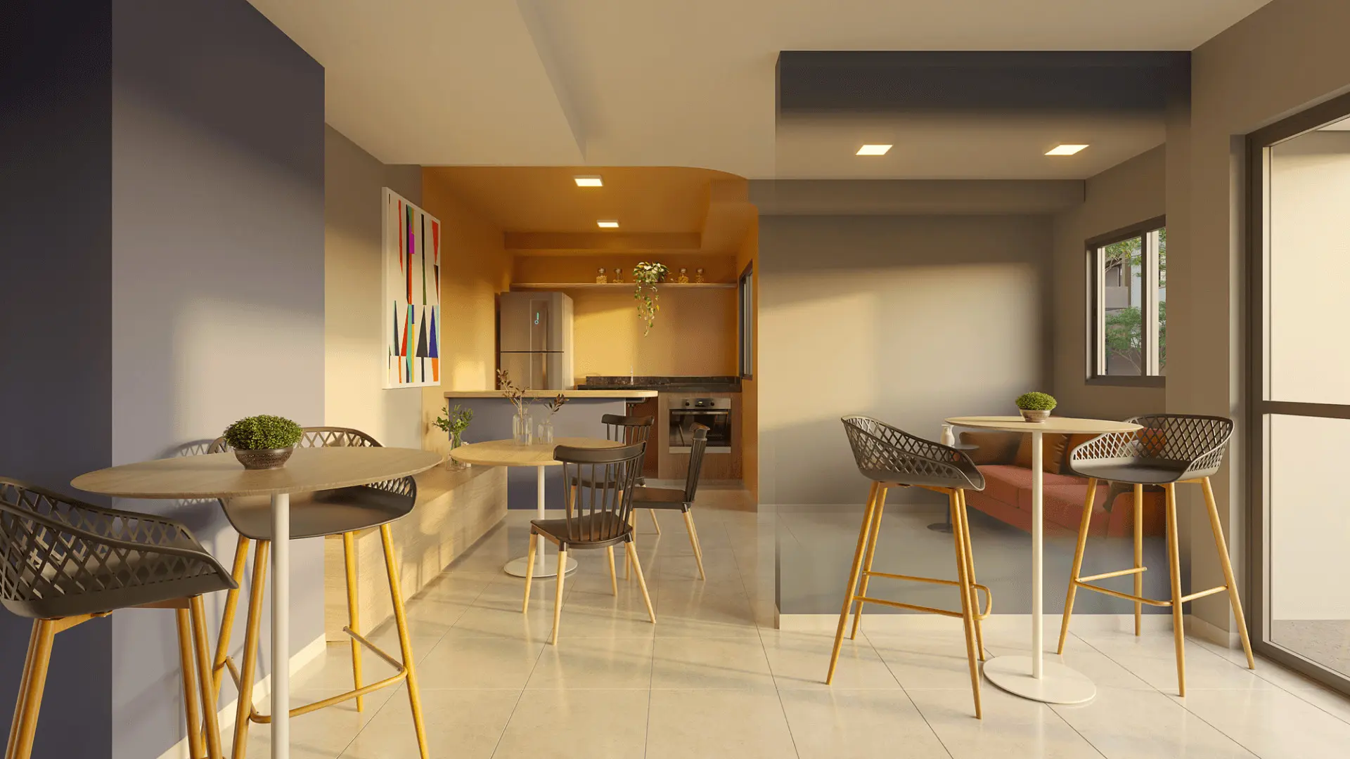 Line Barra Funda Residence — área de lazer 6