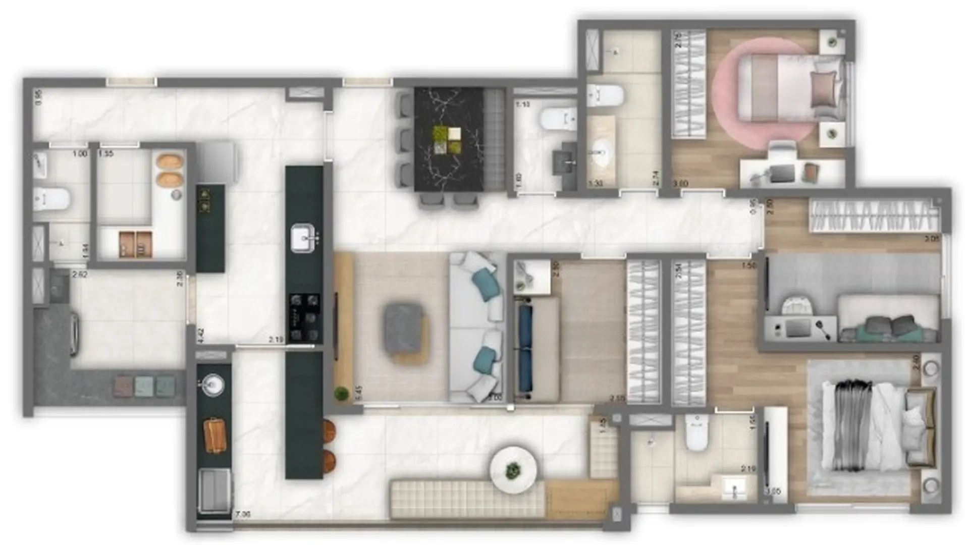 Planta 2 – Living One