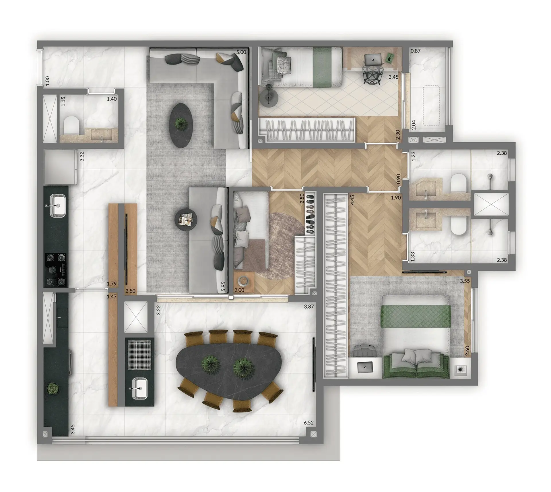 Planta 2 – Living Pacific Belém