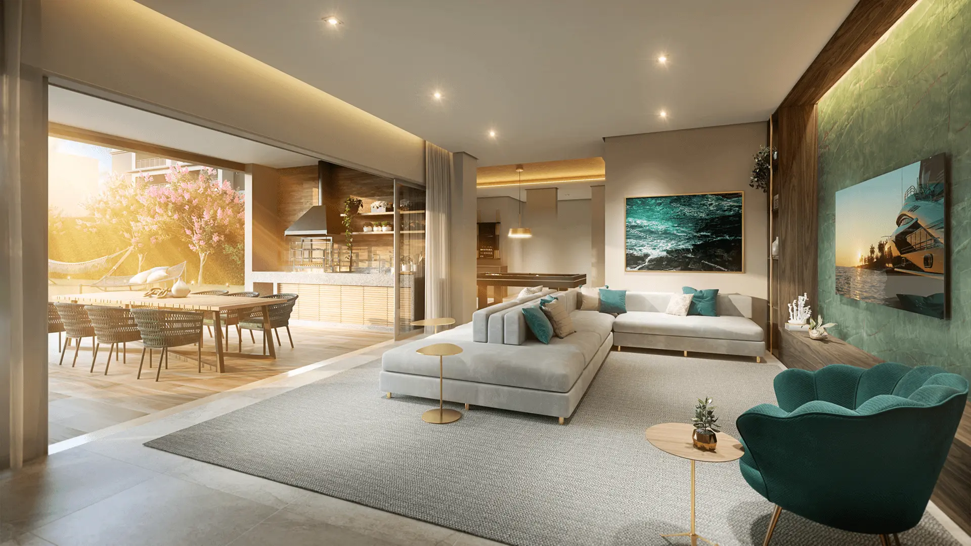 Living Pacific Belém — área de lazer 6