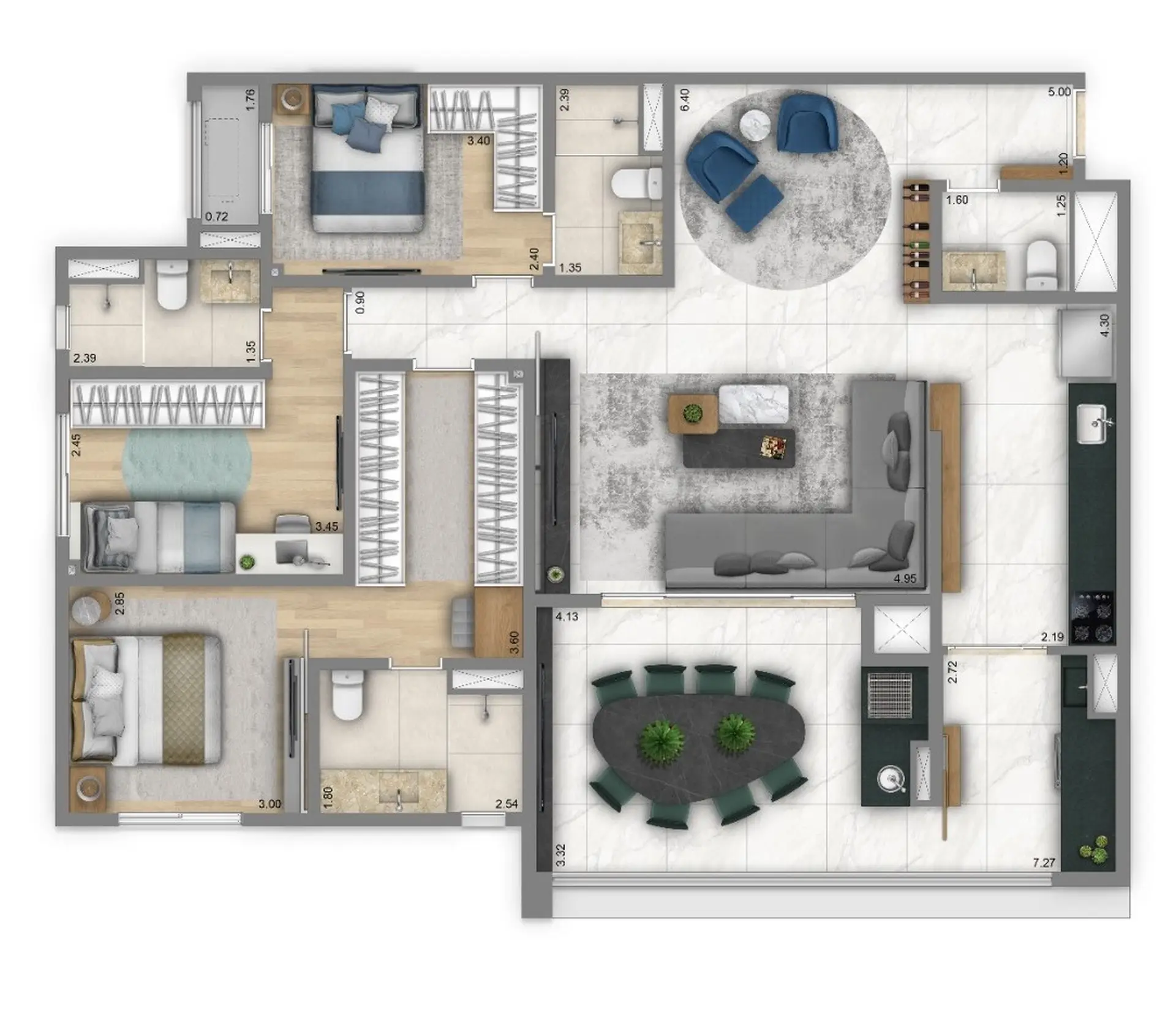 Planta 1 – Living Unique Saúde