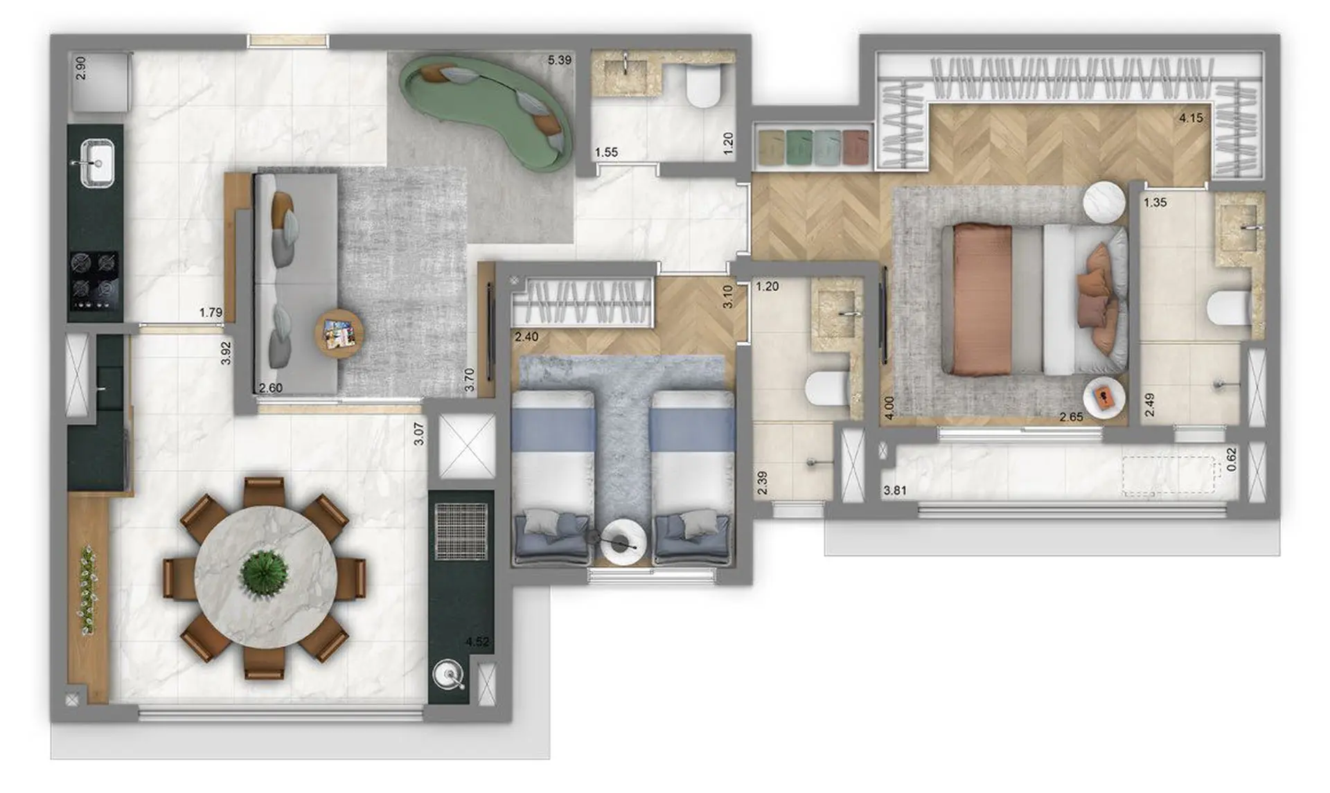 Planta 4 – Living Wellness Aclimação