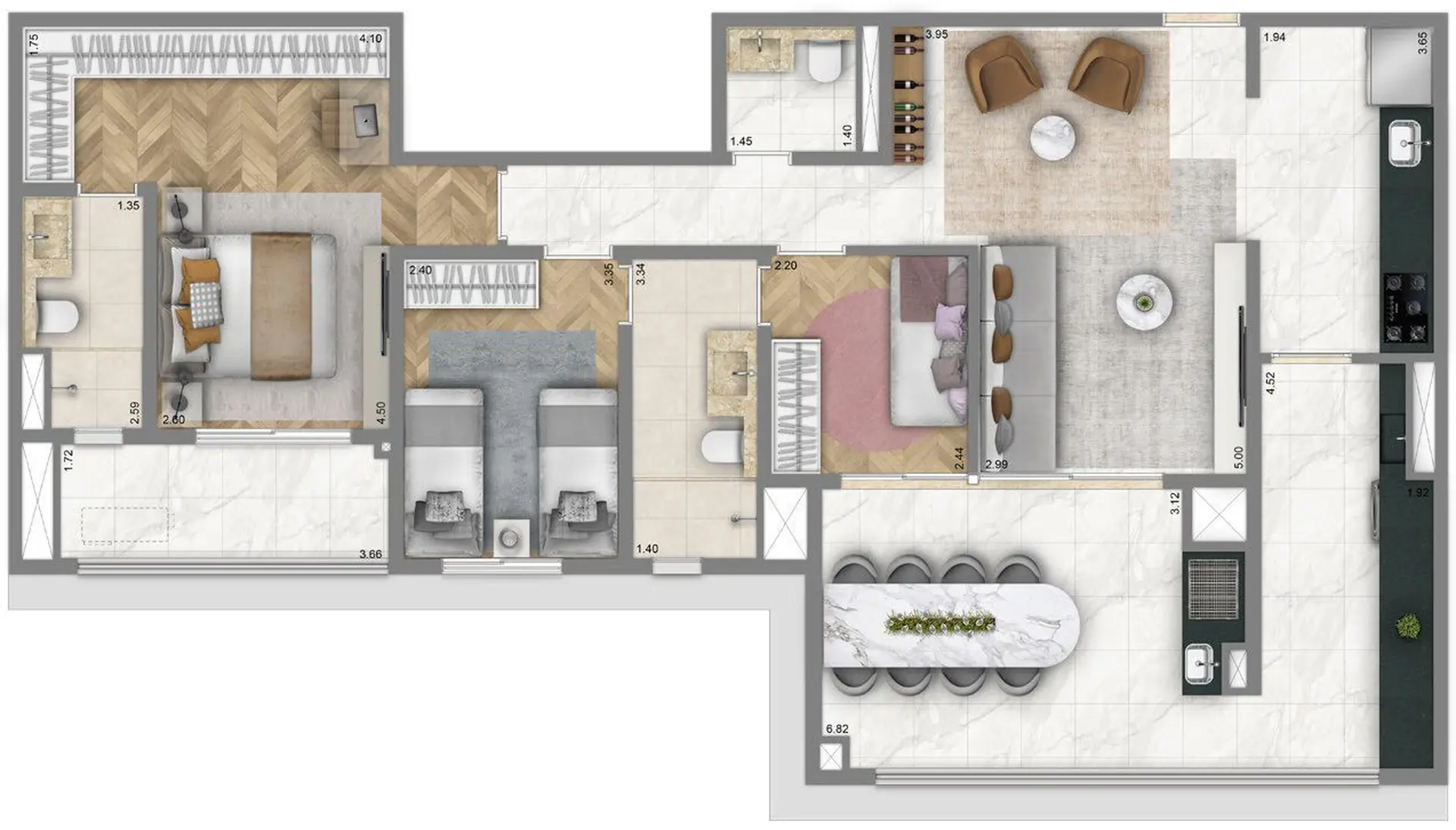 Planta 3 – Living Wellness Aclimação