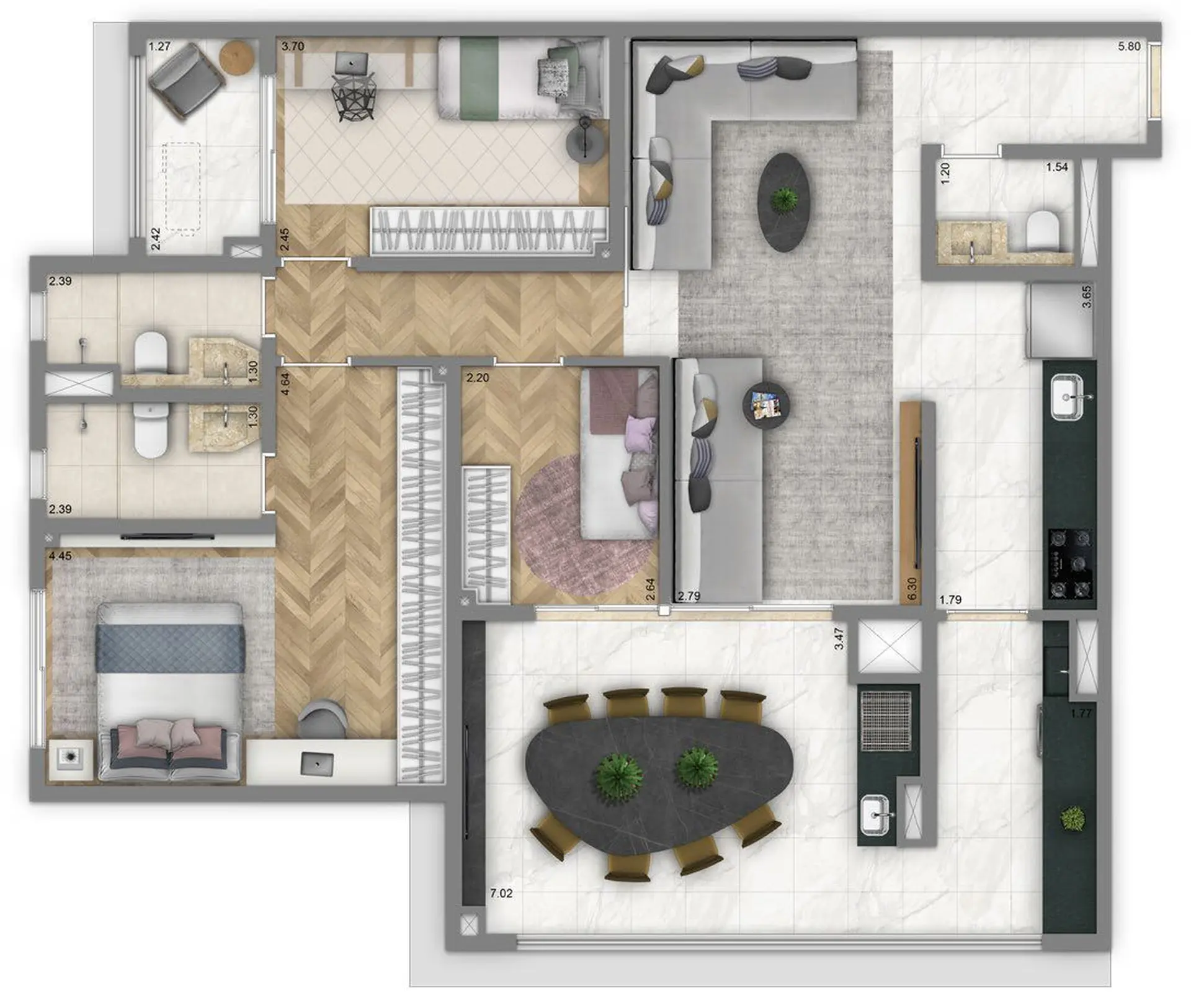 Planta 2 – Living Wellness Aclimação