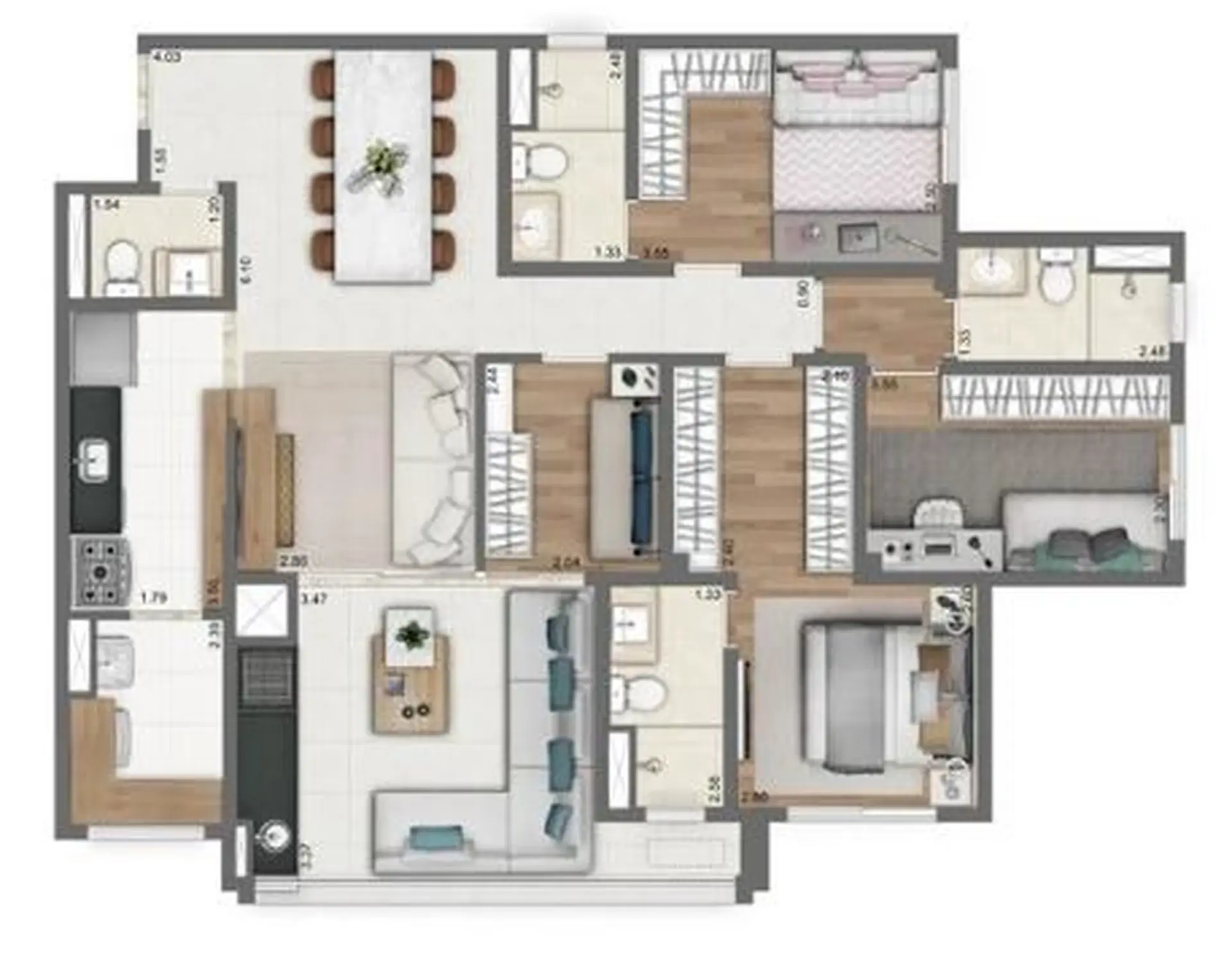 Planta 1 – Living Wish Panamby