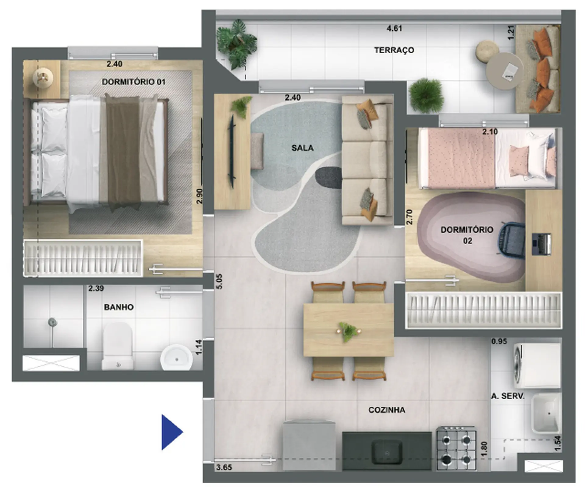 Planta 4 – Lyne Água Branca