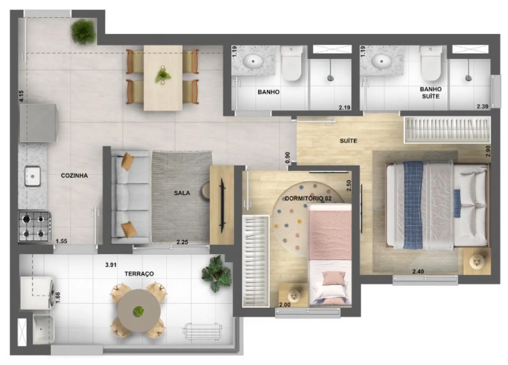 Planta 3 – Lyne Água Branca