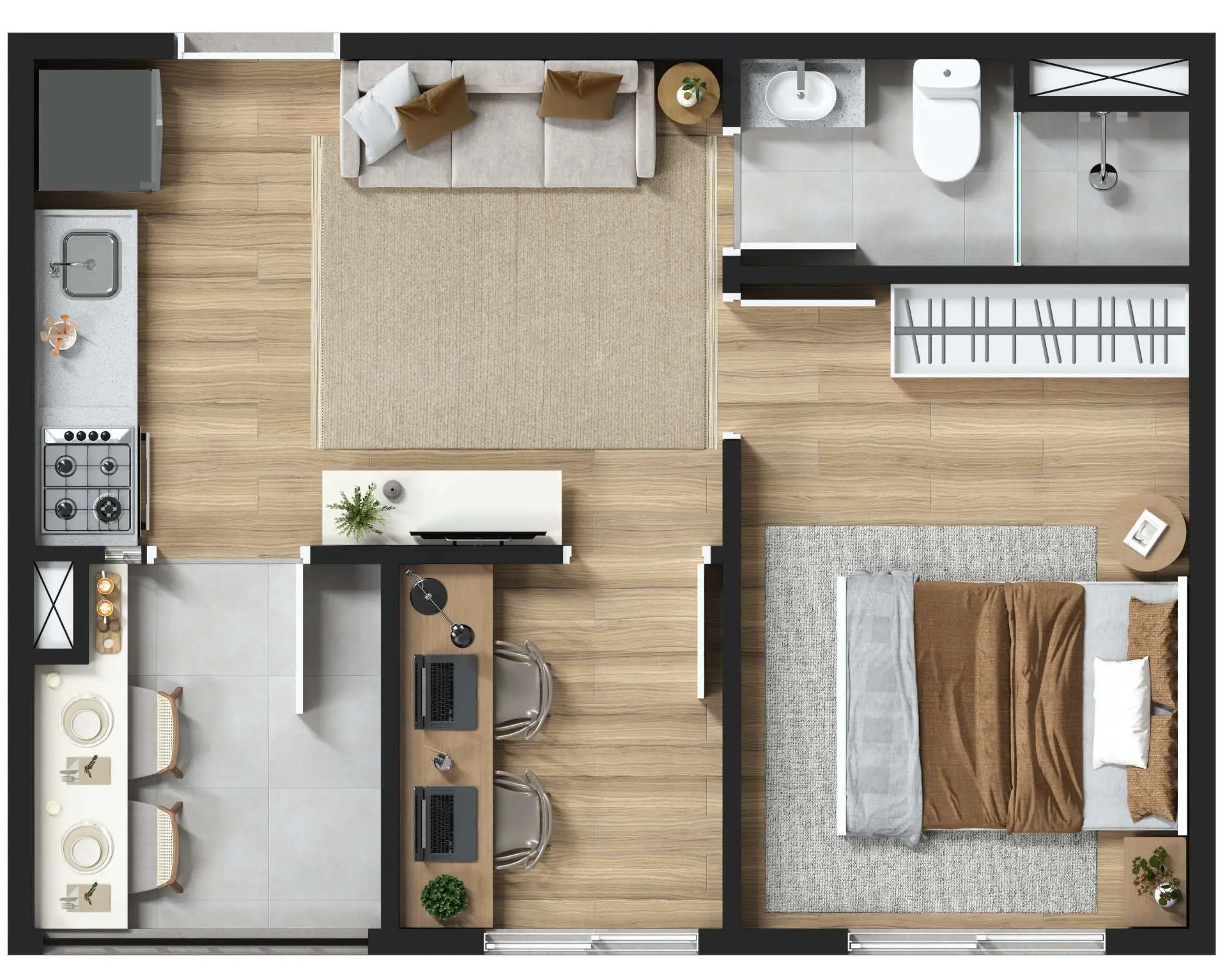Planta 1 – Maskan Butantã