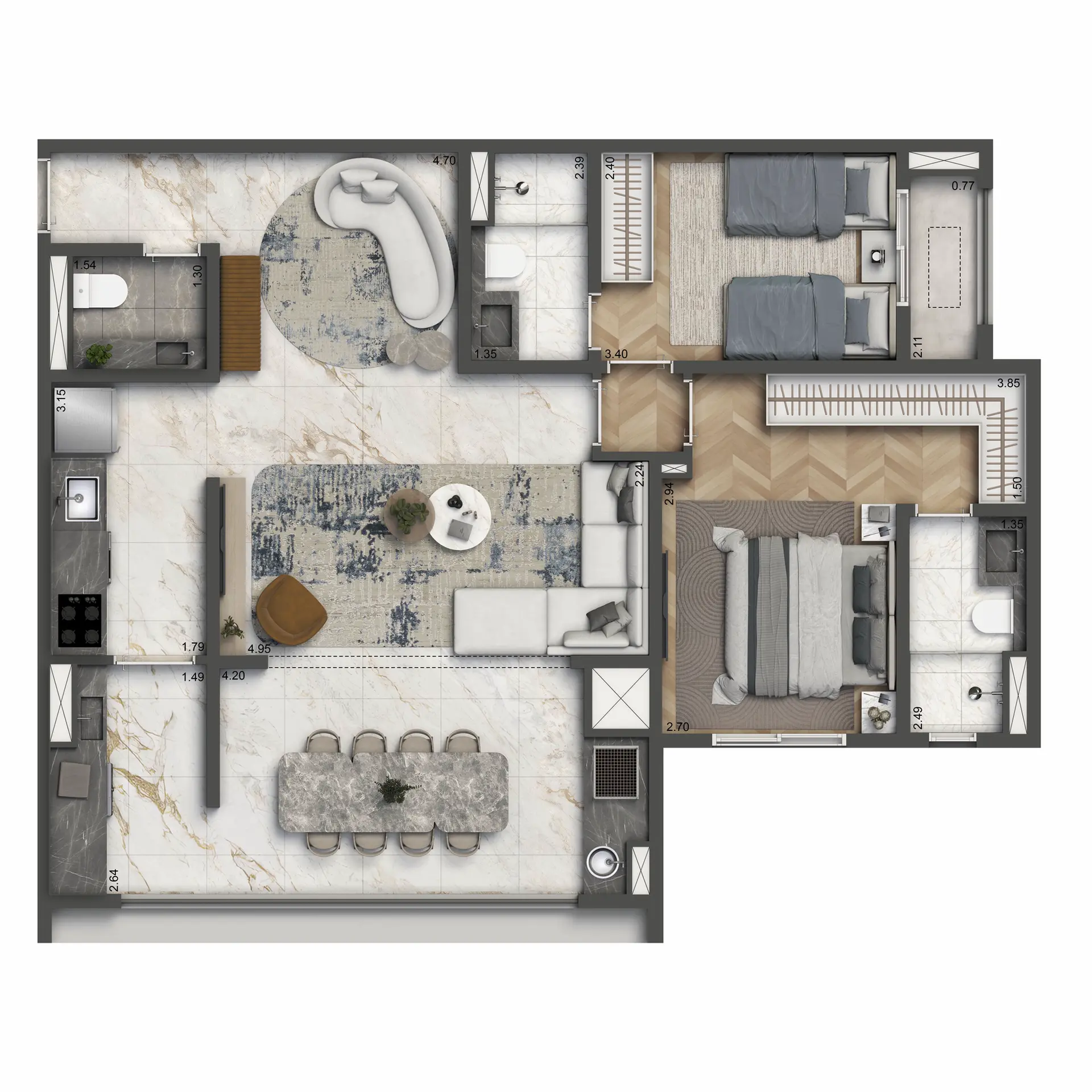 Planta 2 – Mediterranée By Living