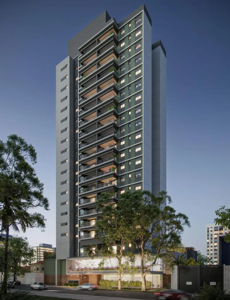 Fachada do empreendimento Mirã Butantã