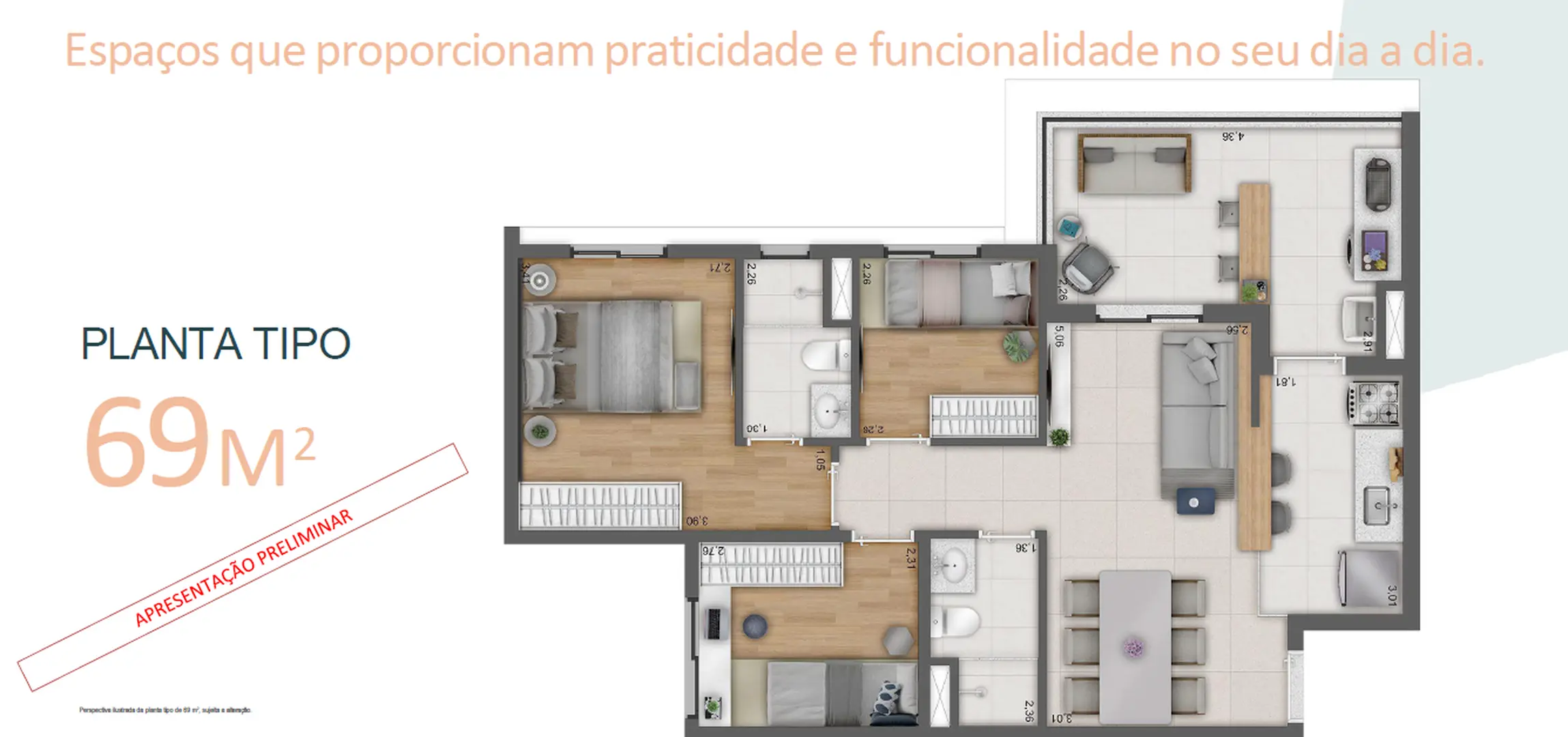 Planta 3 – Mirã Butantã