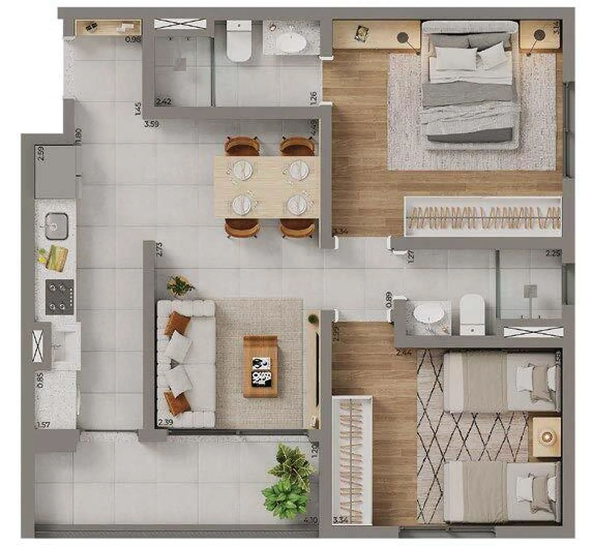 Planta 3 – Mirad