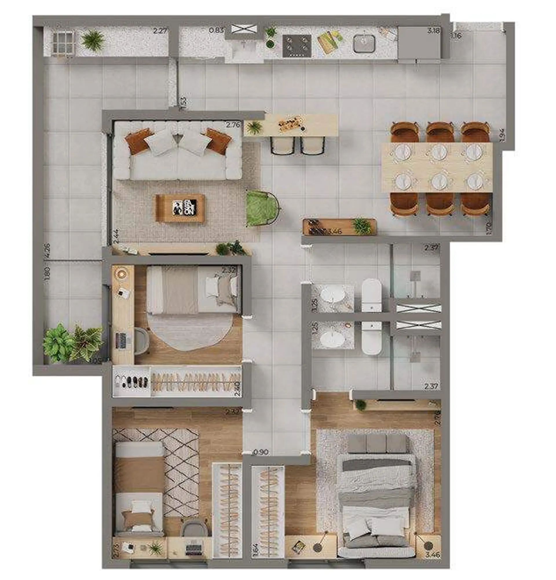 Planta 1 – Mirad