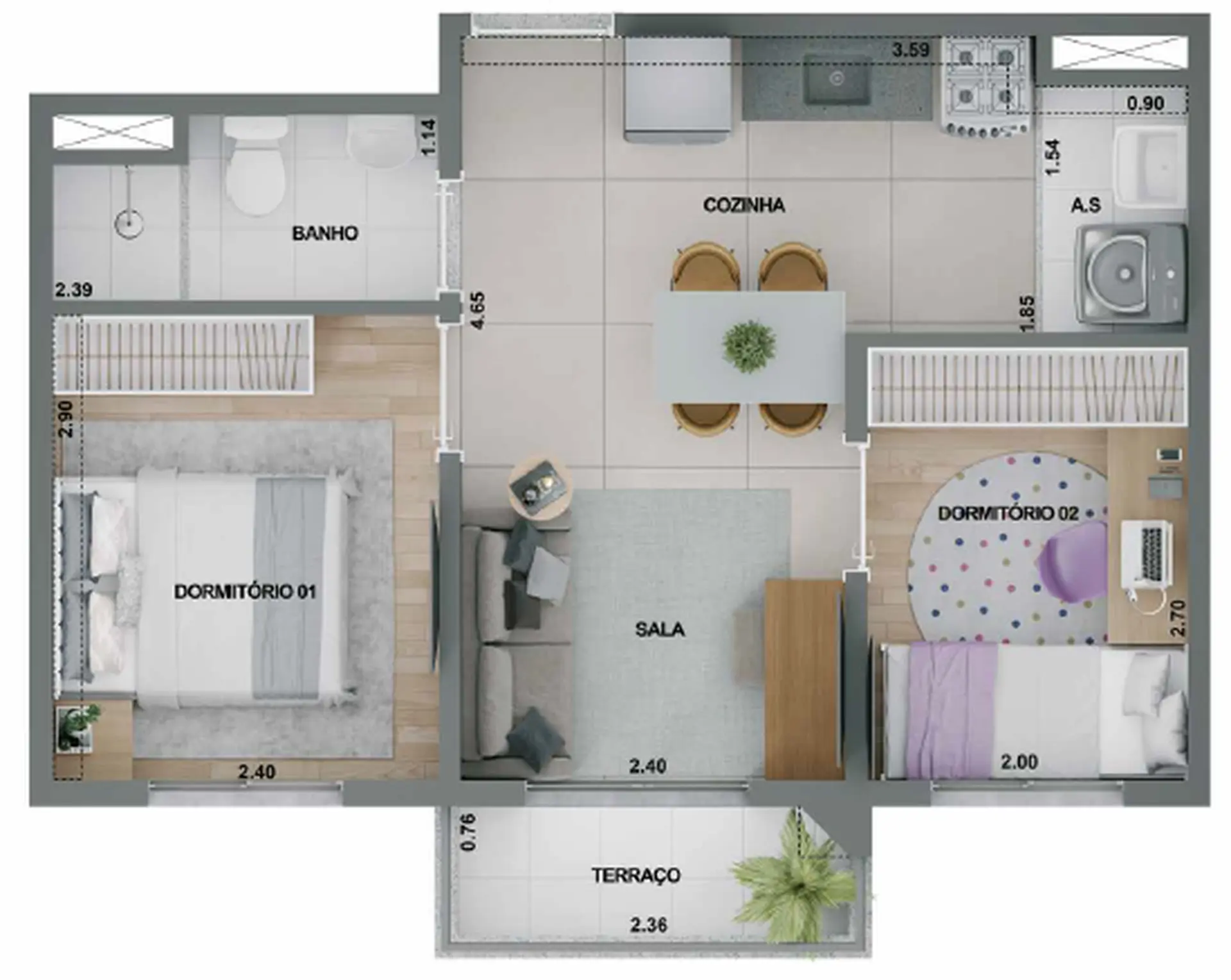 Planta 3 – Mirae Bom Retiro