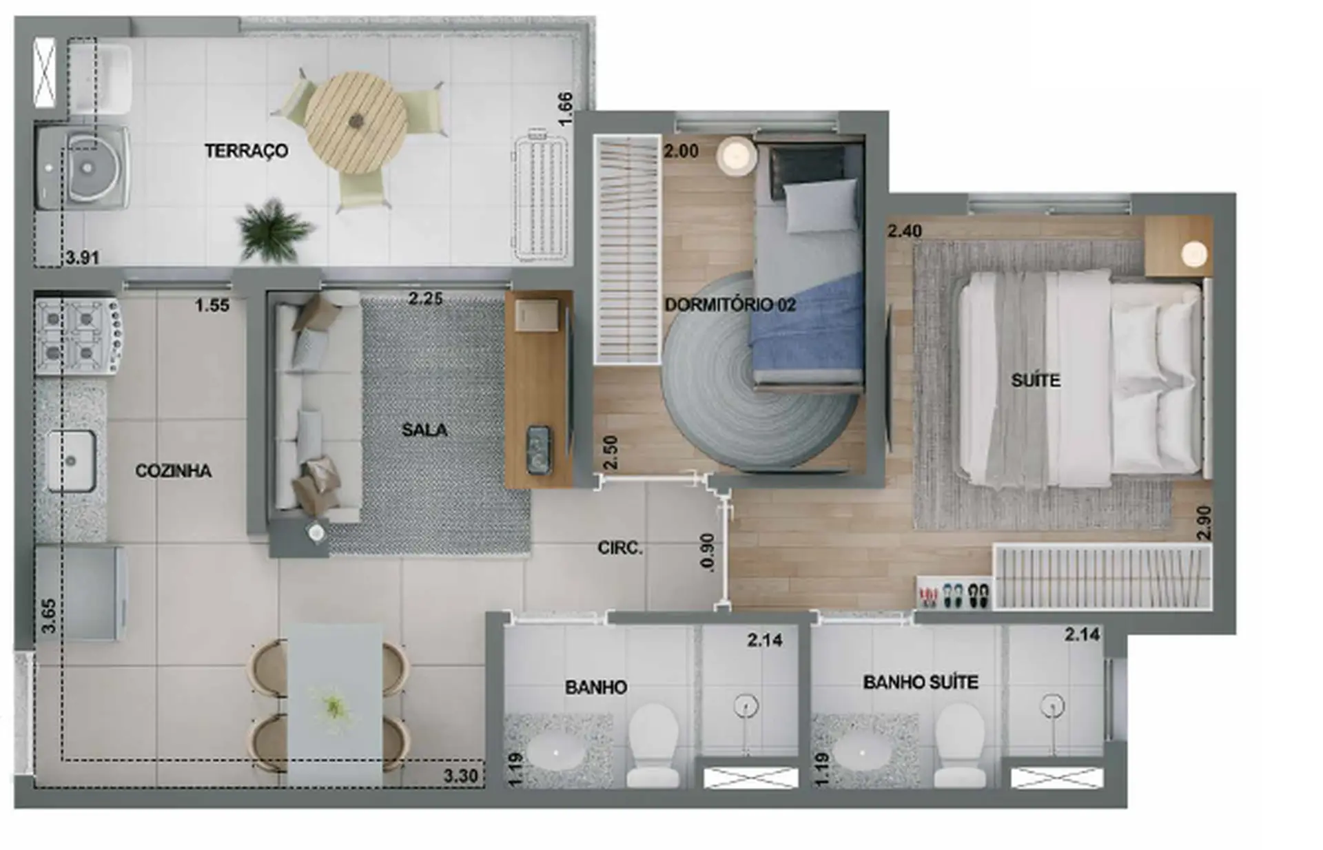 Planta 1 – Mirae Bom Retiro