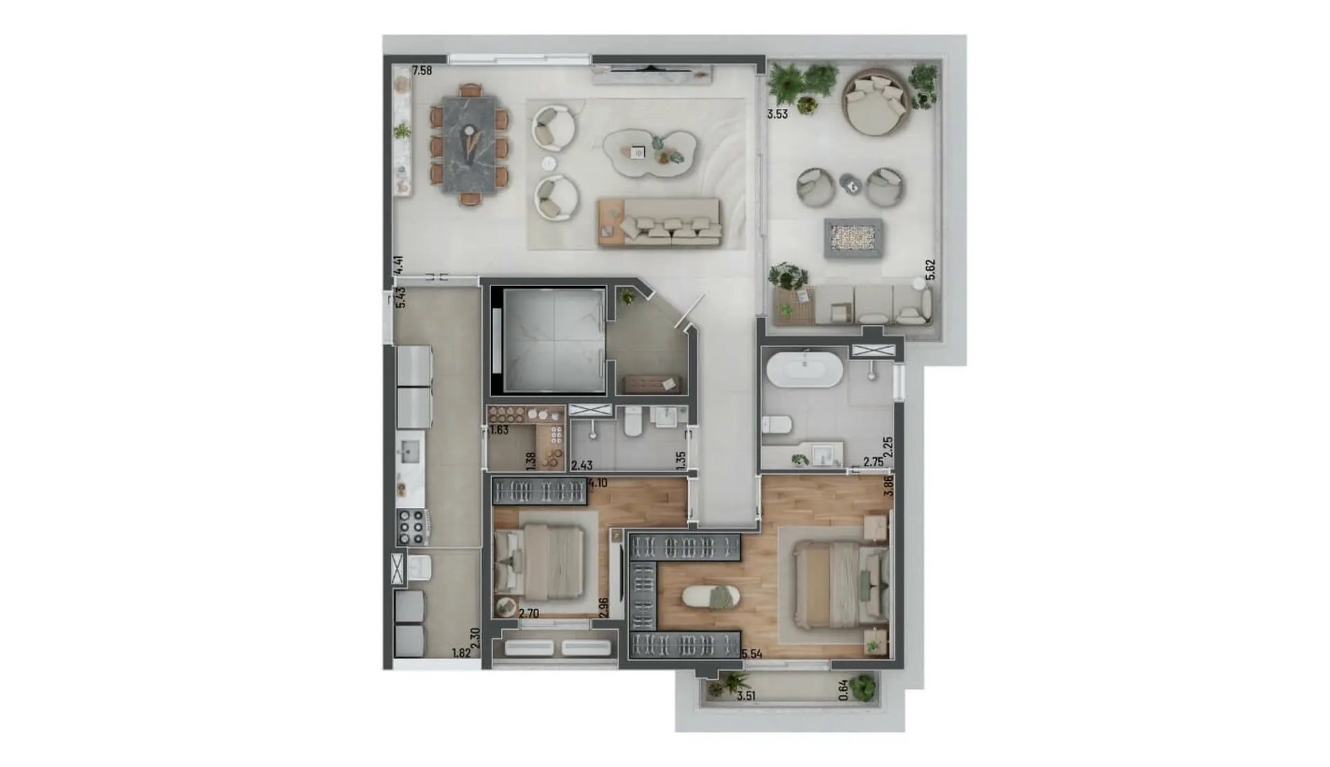 Planta 2 – Naara Higienópolis