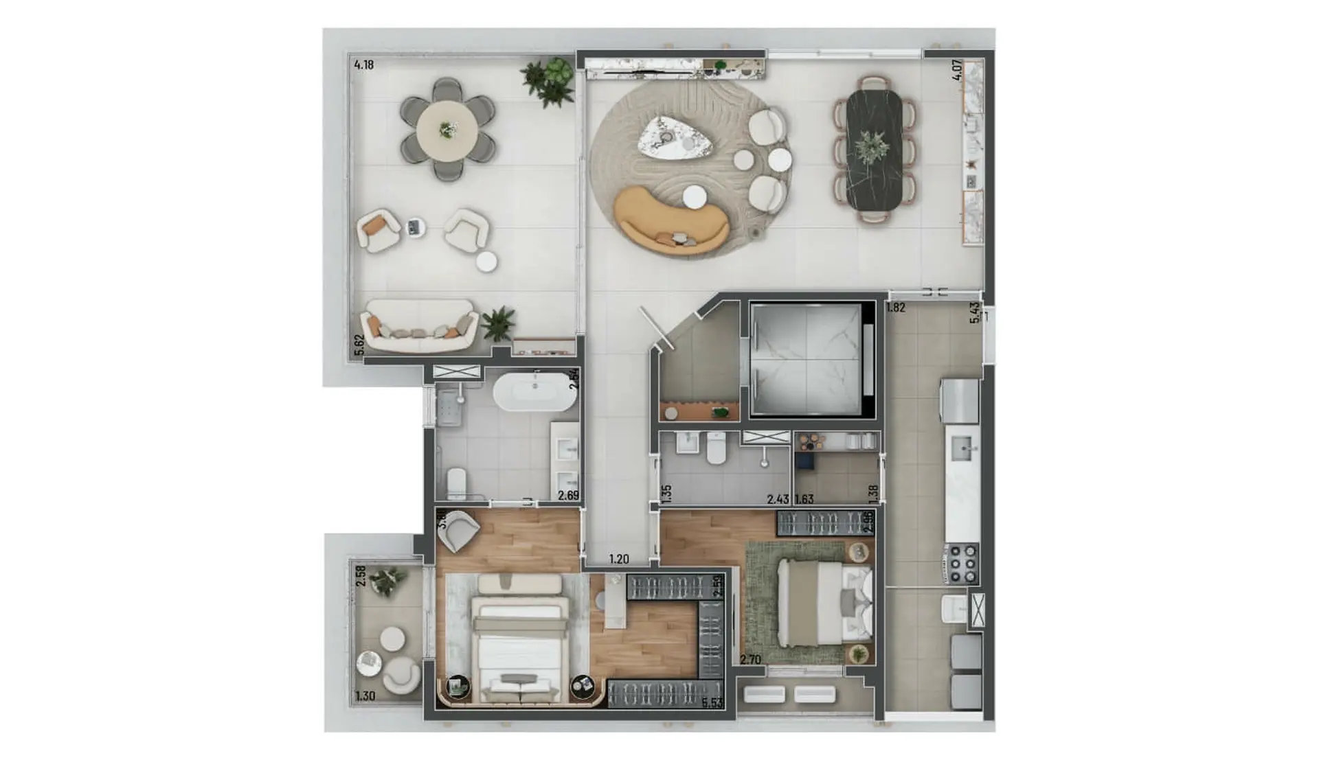 Planta 1 – Naara Higienópolis