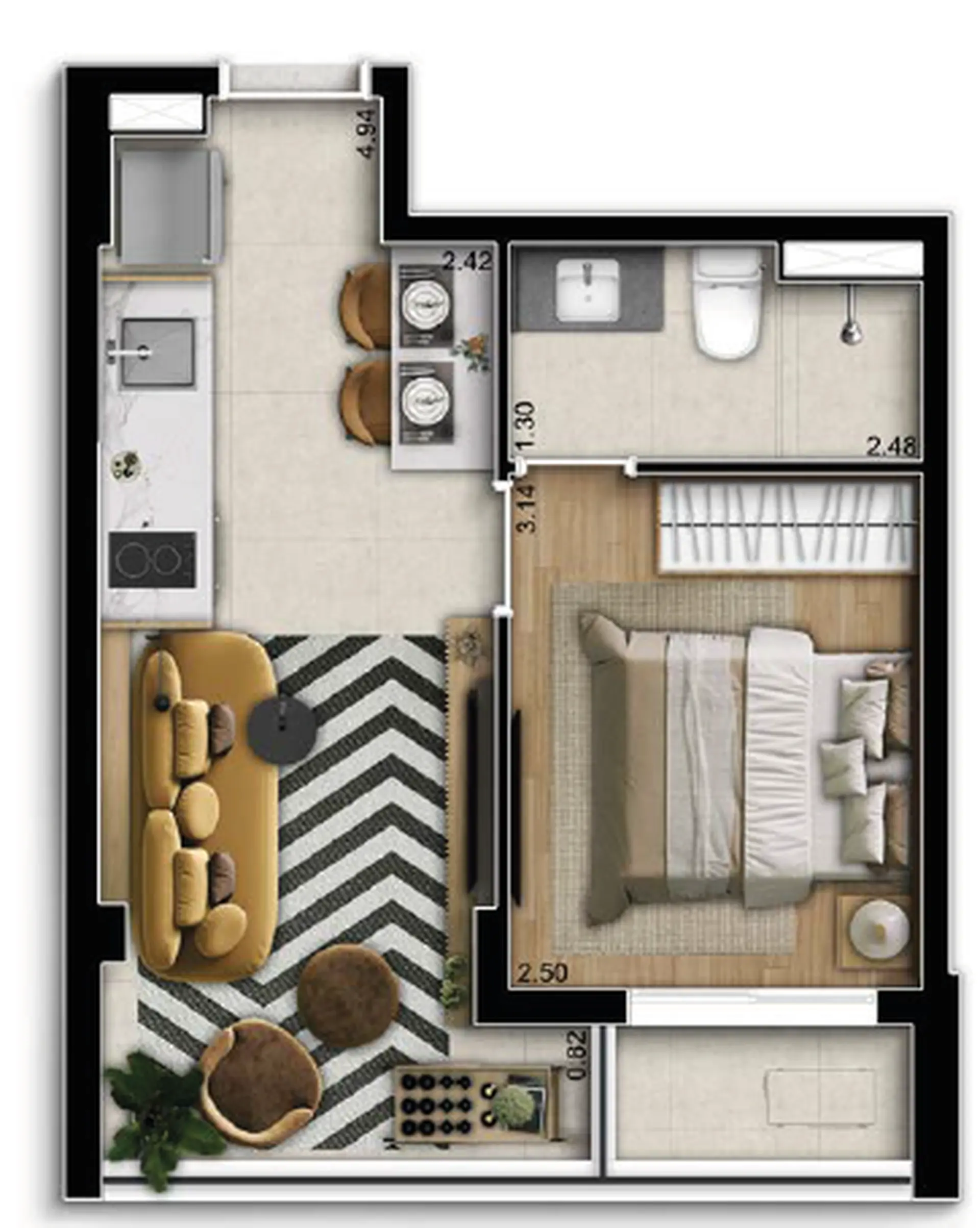 Planta 3 – Pilarys Jardim Guedala