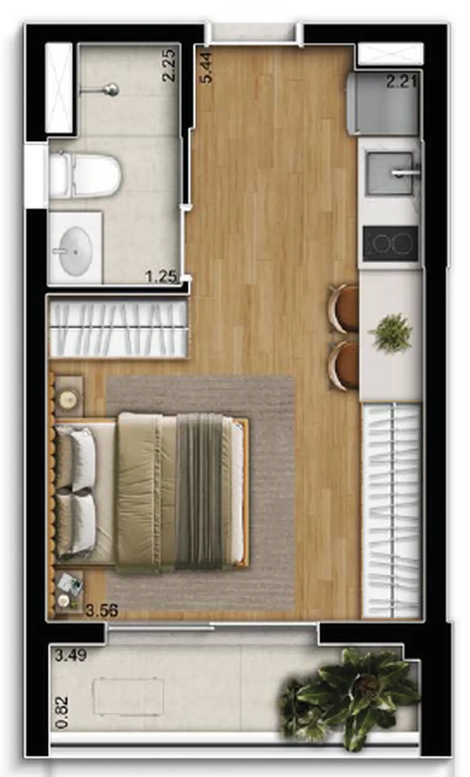 Planta 2 – Pilarys Jardim Guedala