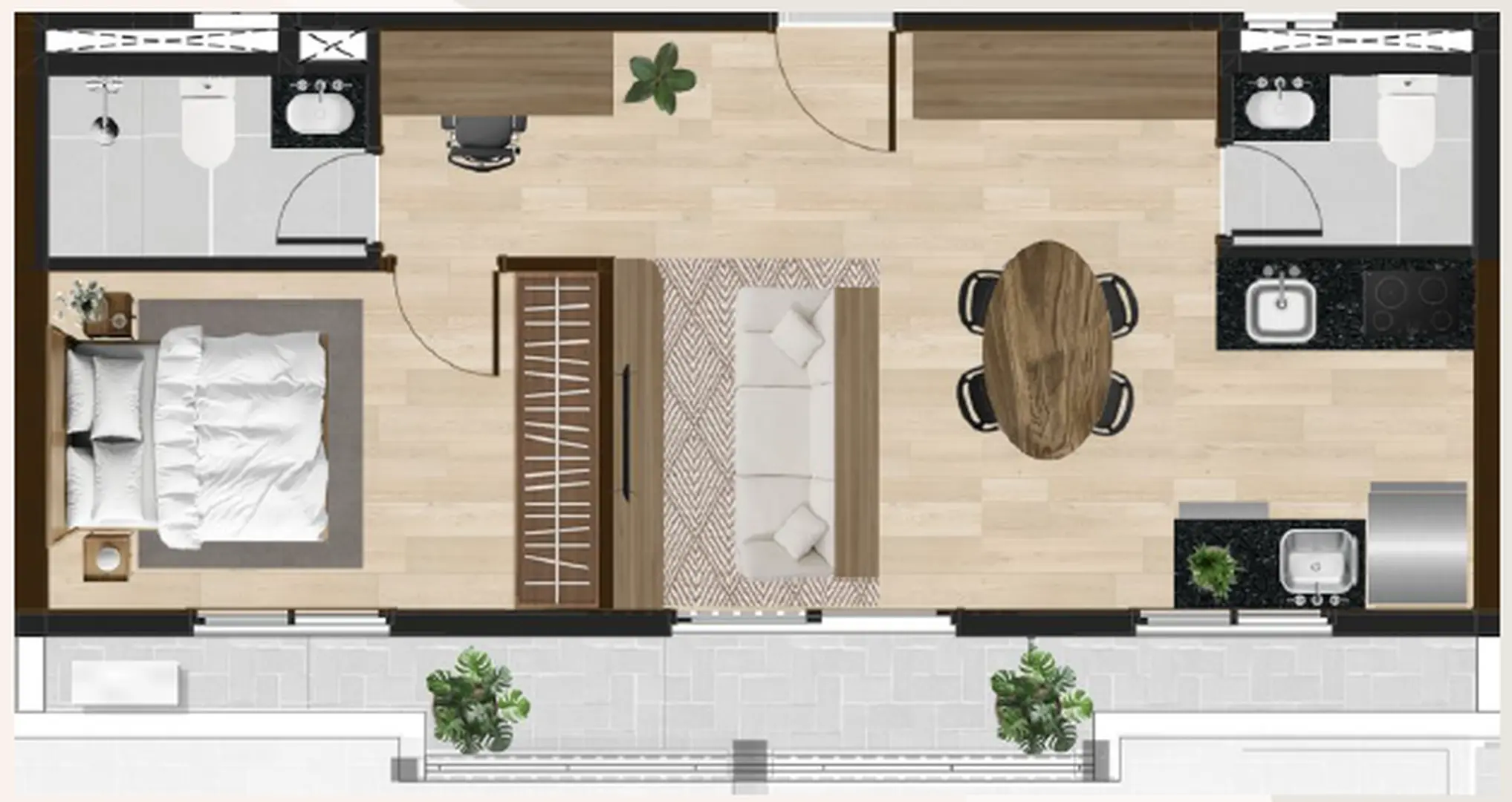 Planta 1 – Pitanga 105