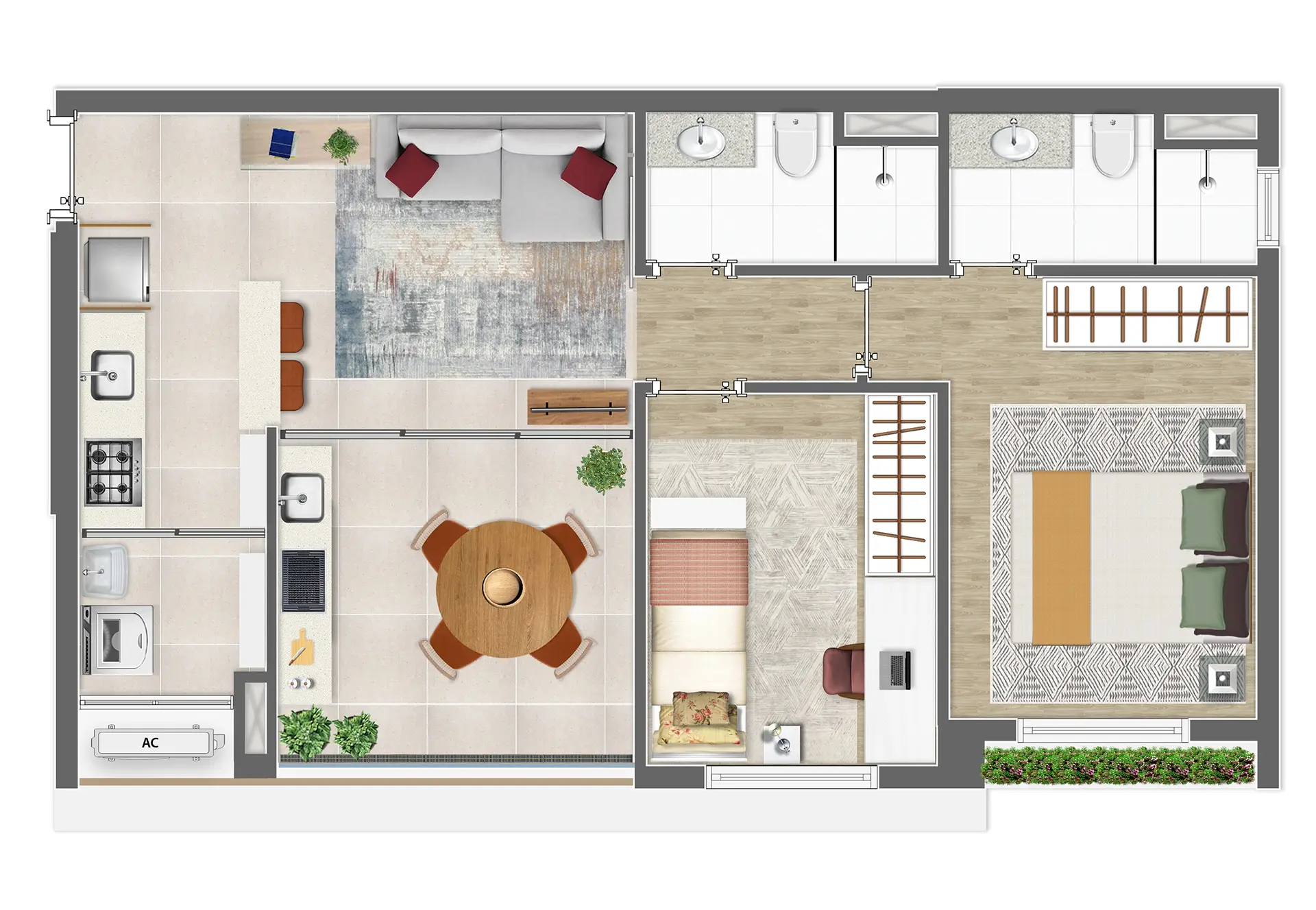 Planta 1 – Practical Life Jardim Prudência
