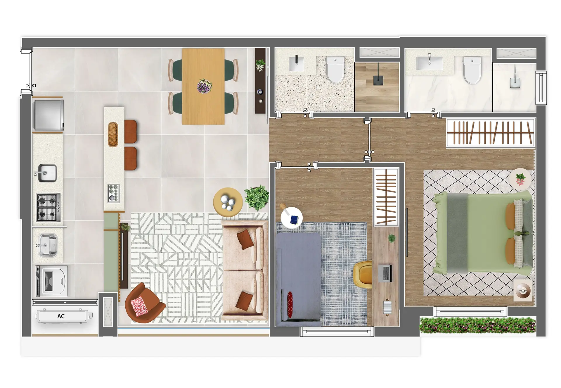 Planta 2 – Practical Life Jardim Prudência