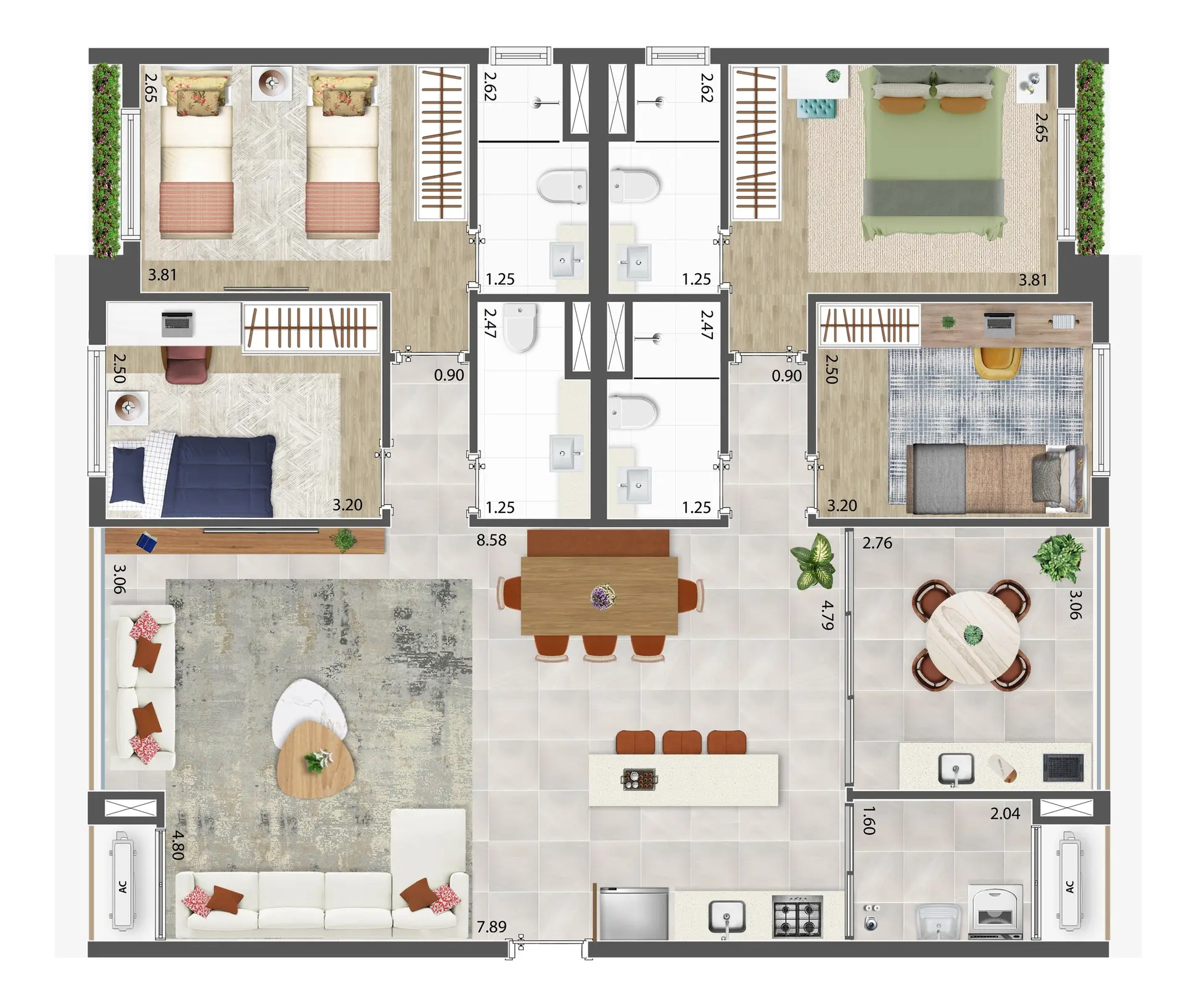 Planta 3 – Practical Life Jardim Prudência