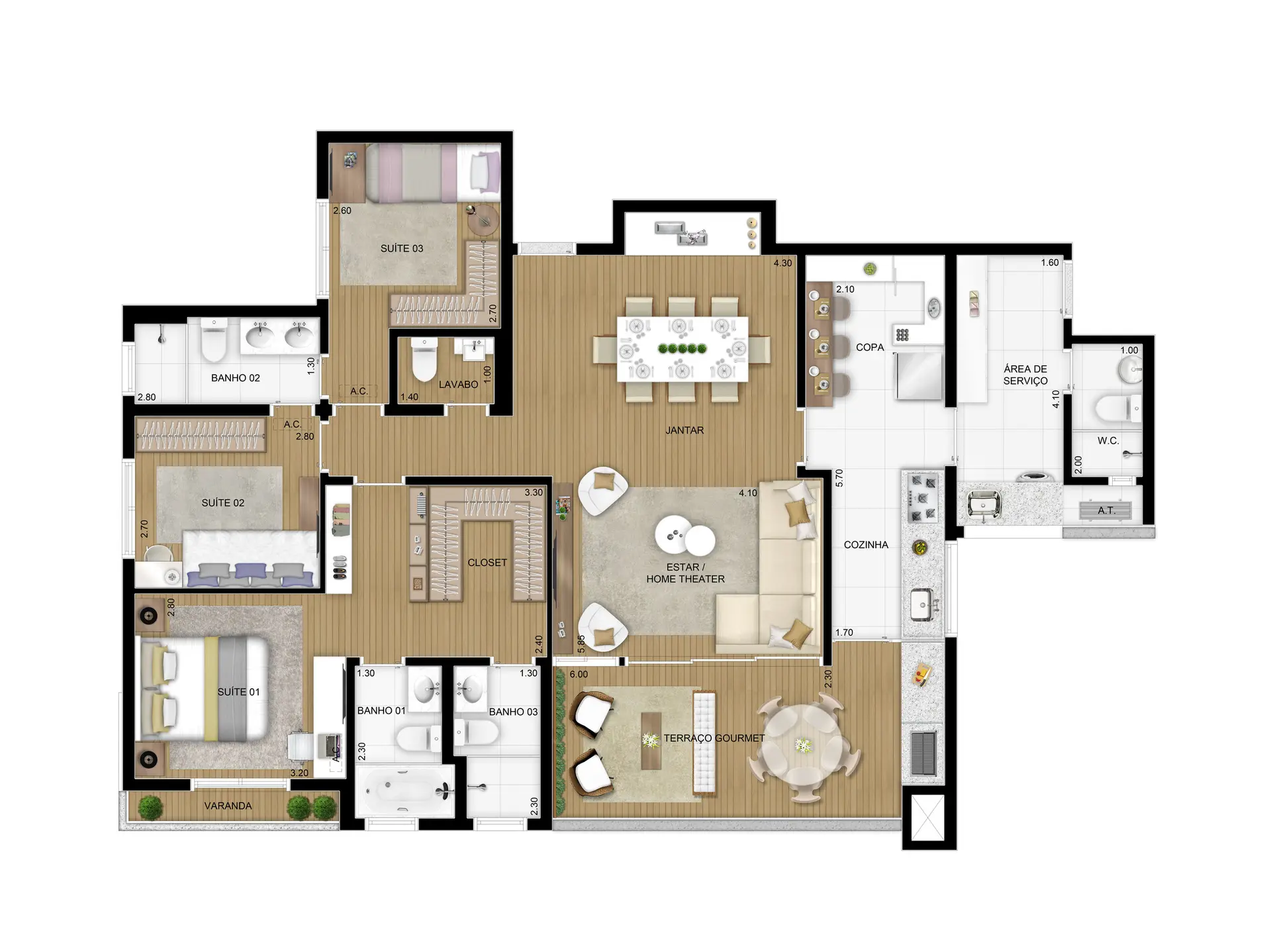 Planta 1 – Provenance Morumbi