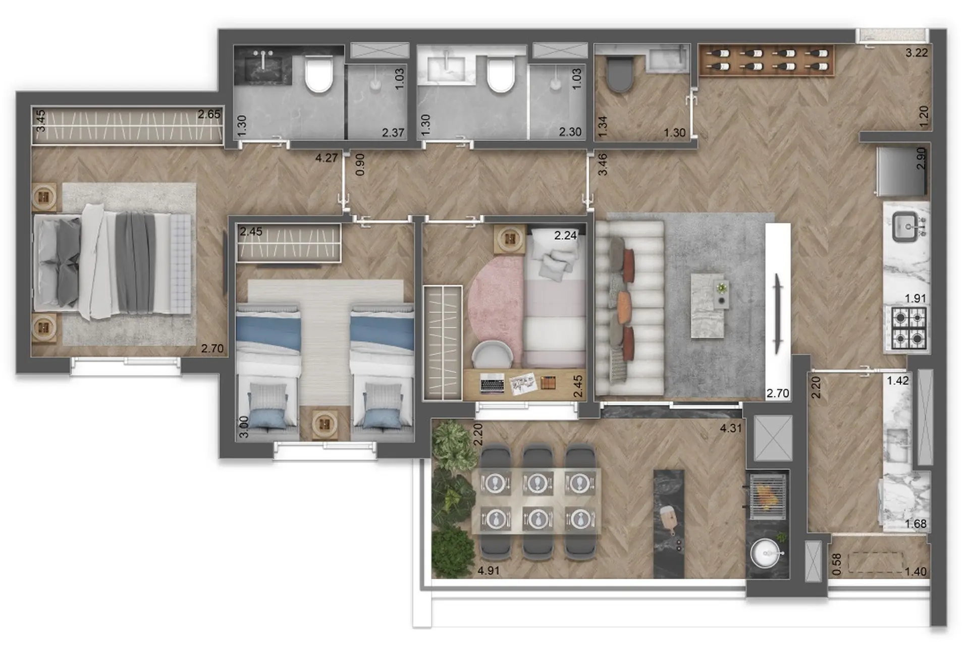Planta 2 – Raízes Vila Mascote