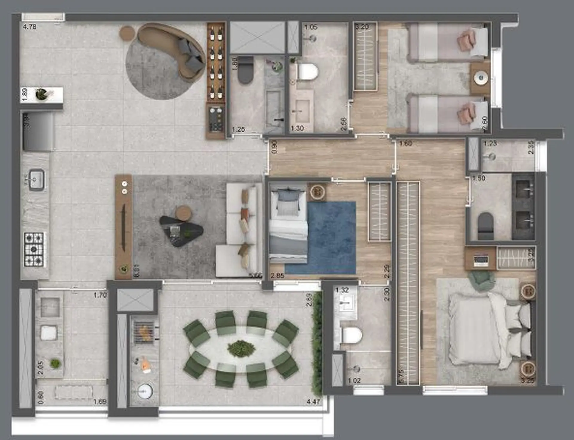 Planta 1 – Raízes Vila Mascote