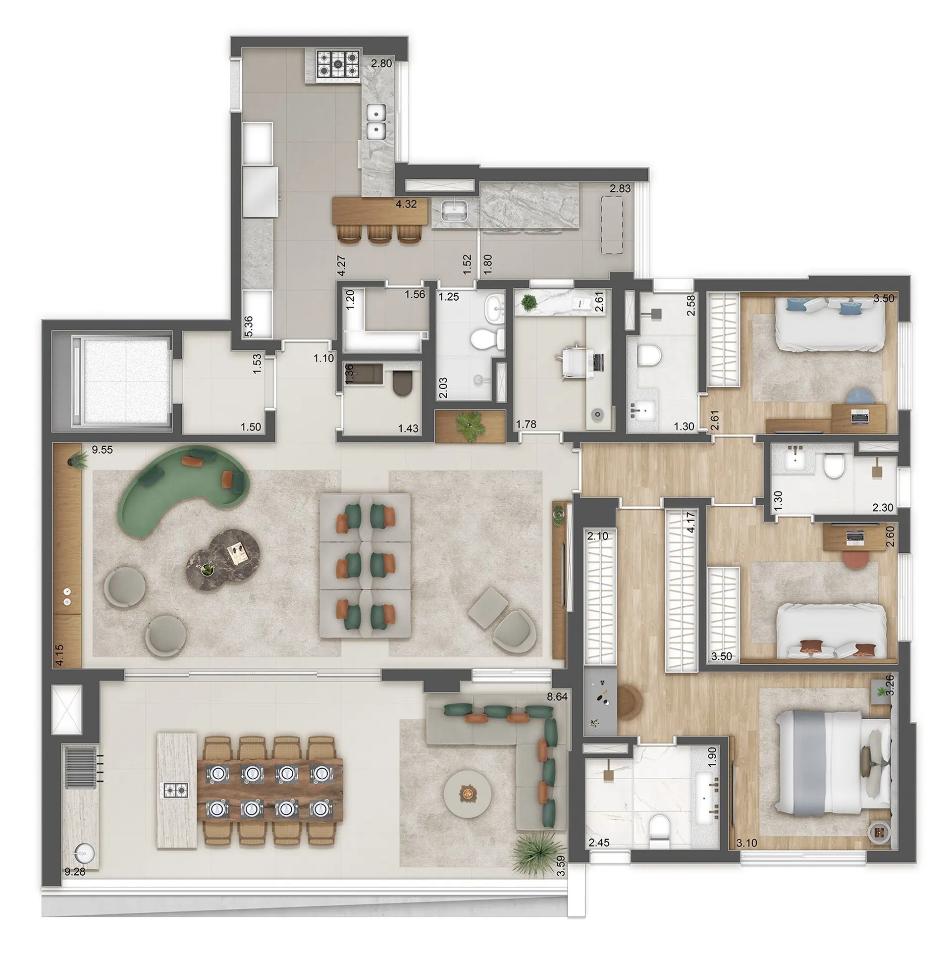 Planta 1 – Reserva Figueiras
