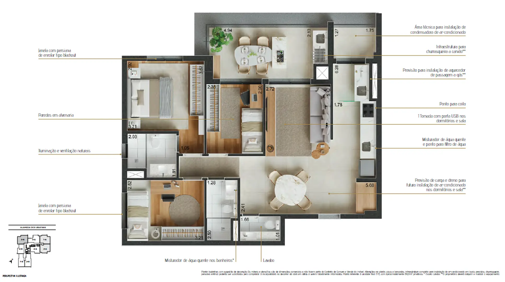 Planta 4 – Reserva Ubiatans