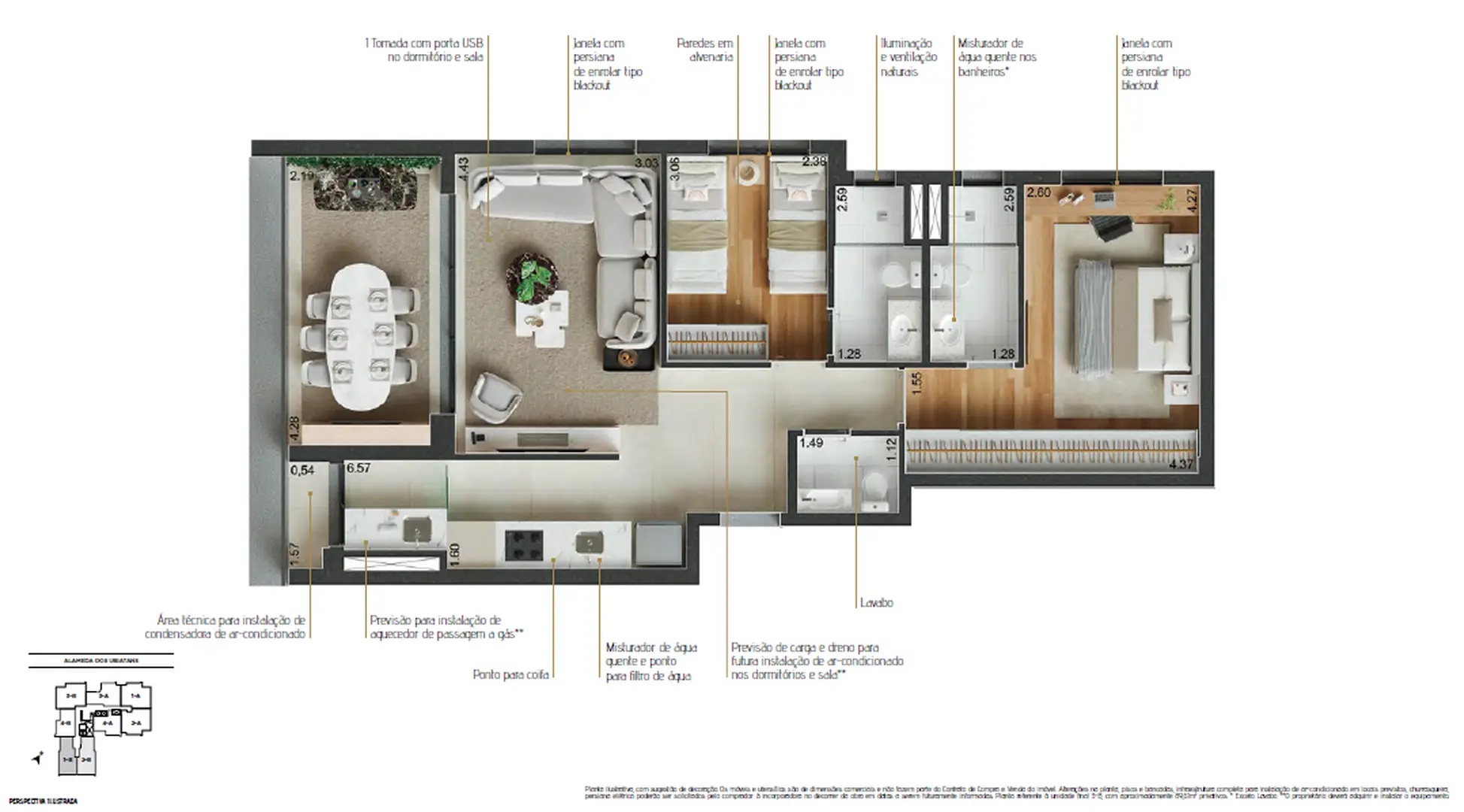 Planta 2 – Reserva Ubiatans