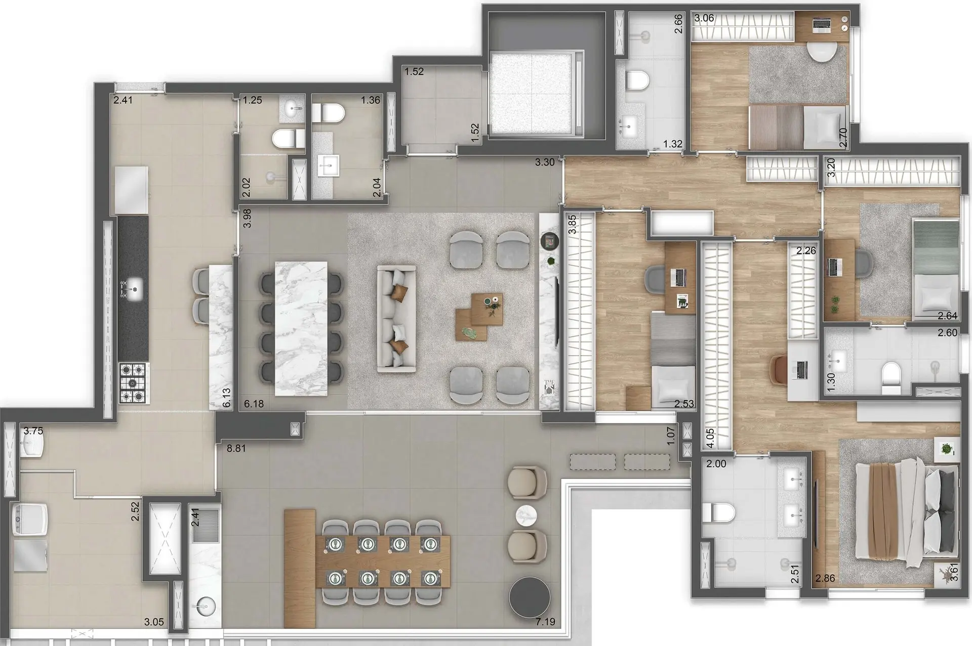 Planta 2 – Residence Unik