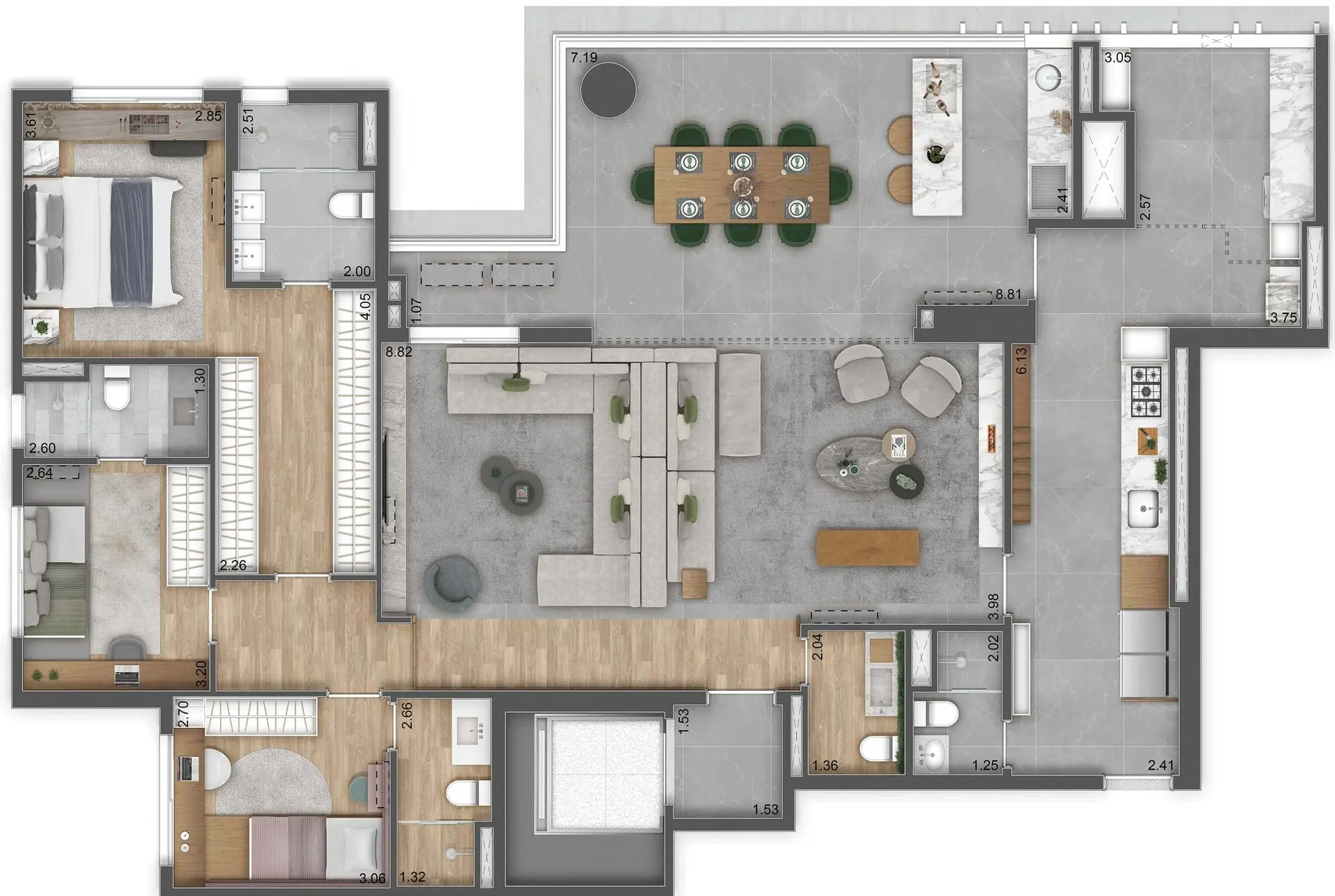 Planta 1 – Residence Unik