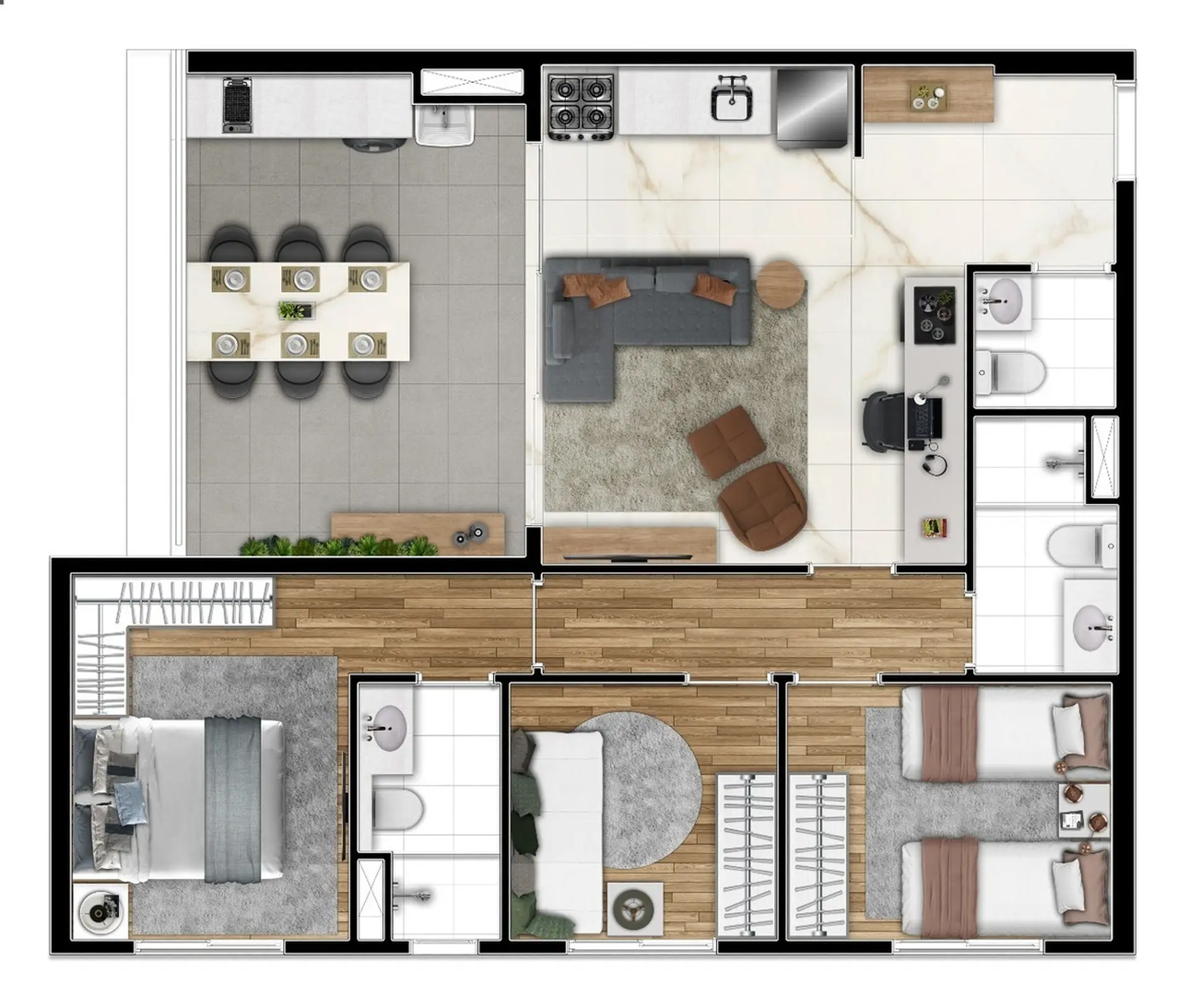 Planta 1 – Side Barra Funda