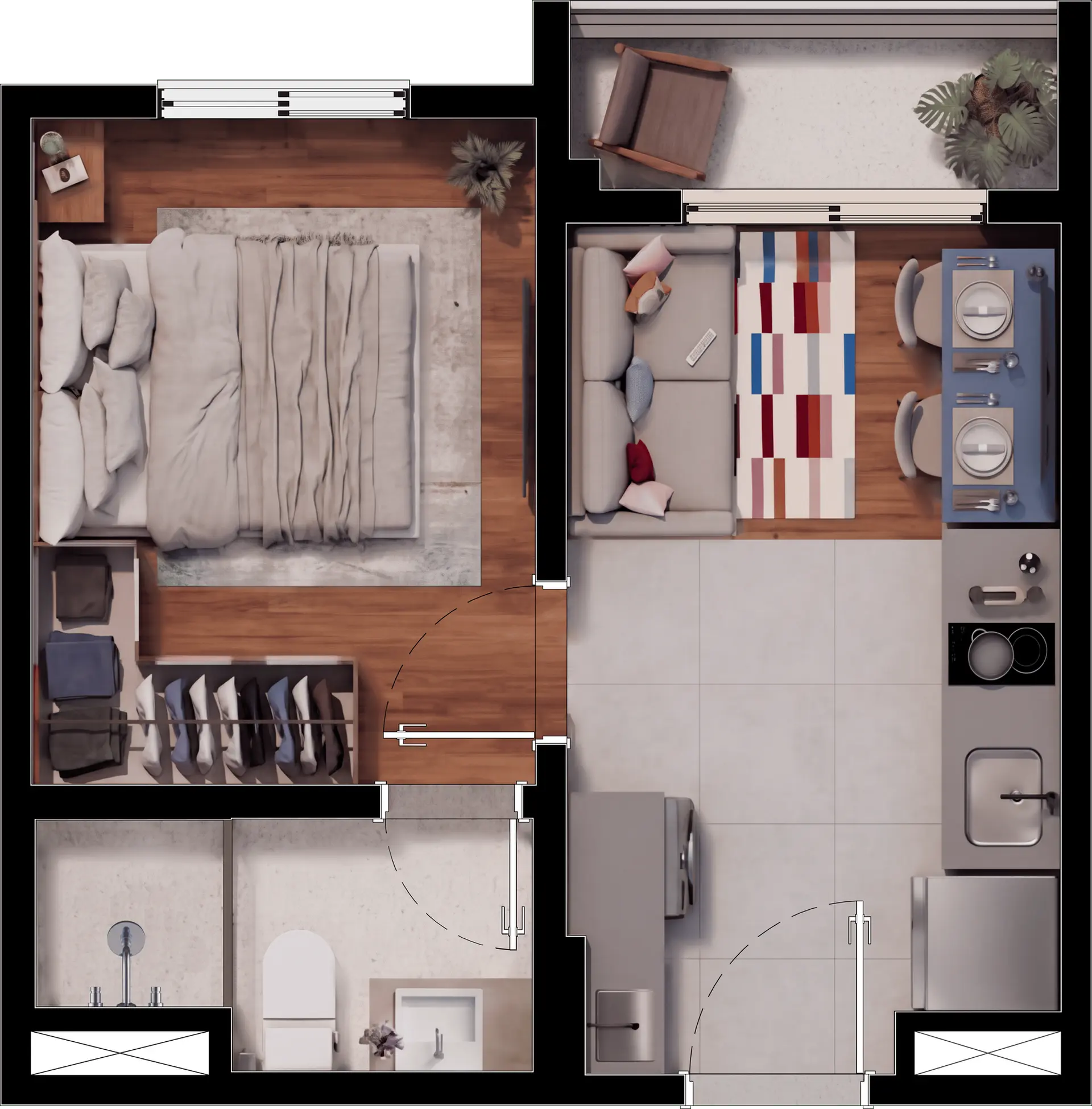 Planta 1 – Smarthome Santa Cecília