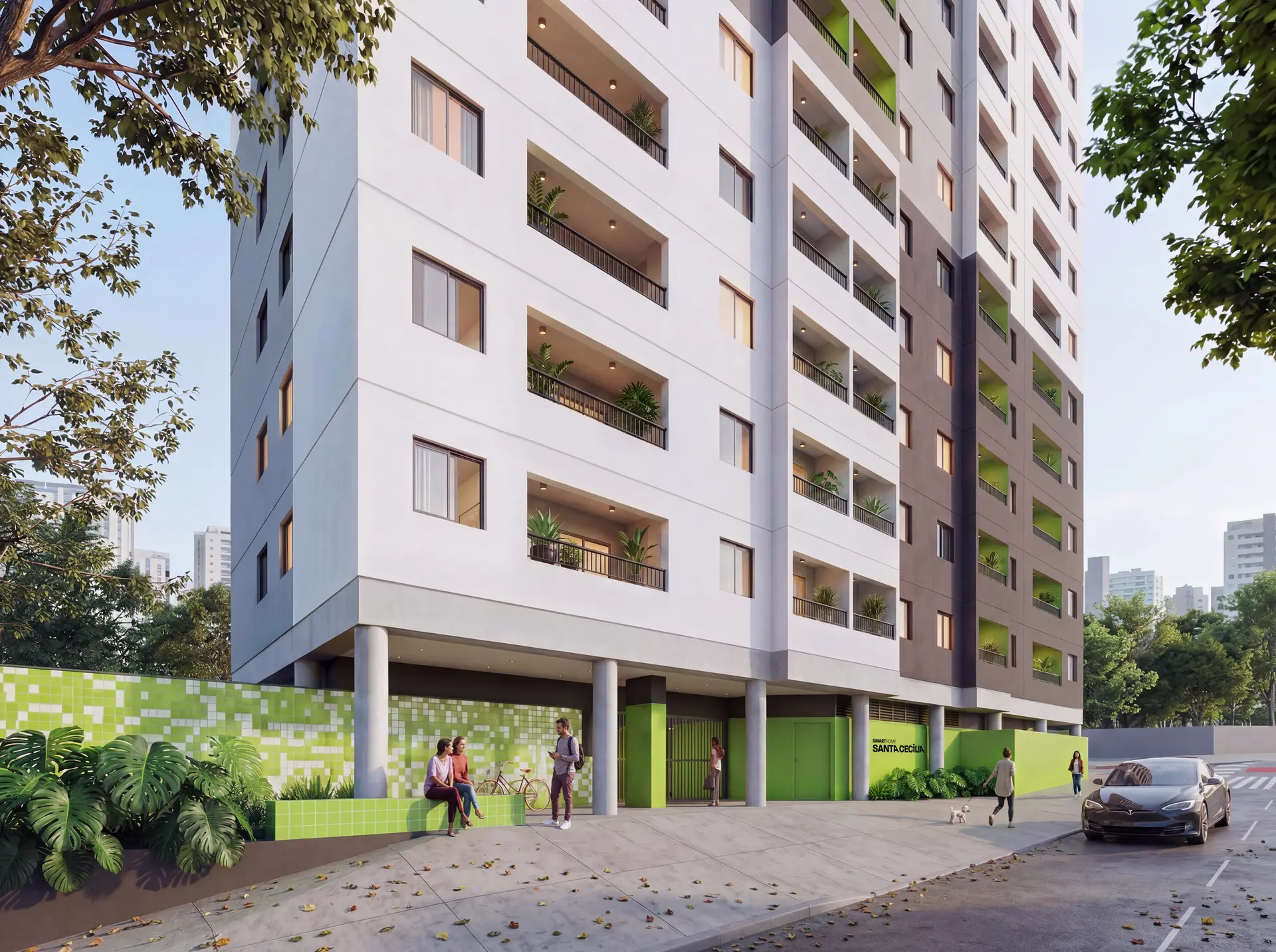Fachada Smarthome Santa Cecília – Santa Cecília