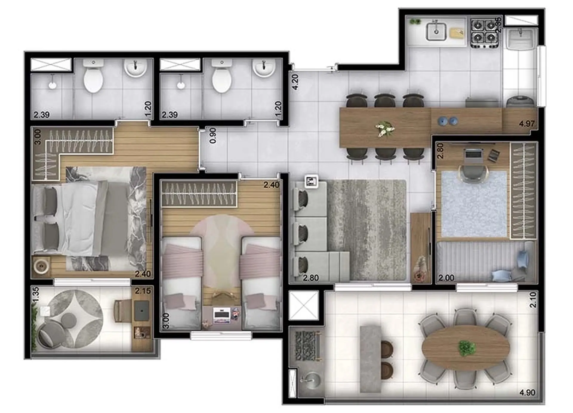 Planta 1 – Sphera Panamby Club