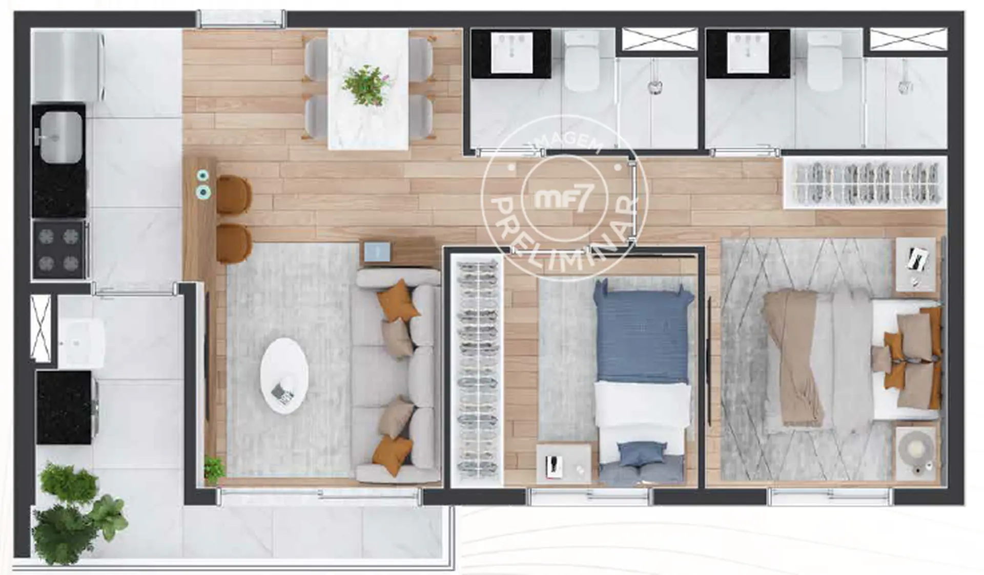 Planta 3 – Splendido Praça da Árvore