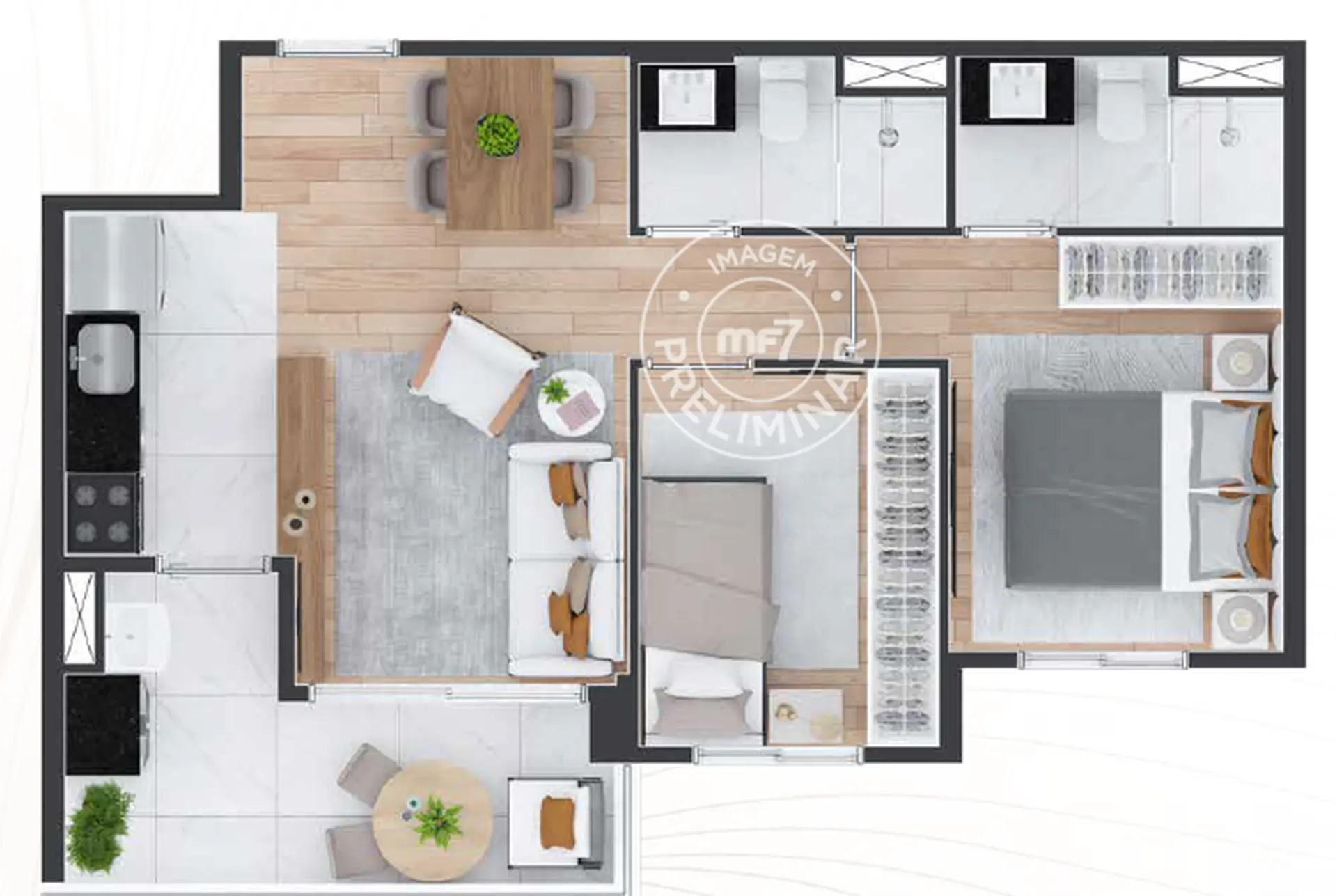 Planta 2 – Splendido Praça da Árvore