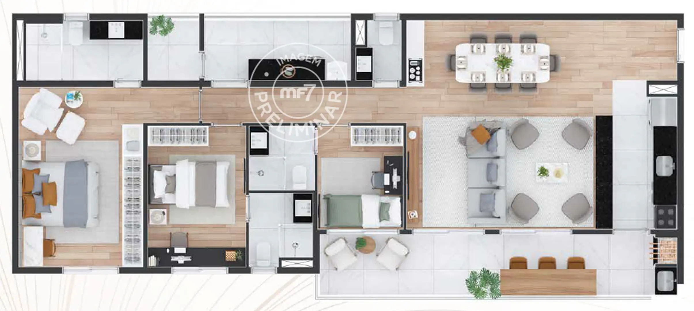 Planta 1 – Splendido Praça da Árvore