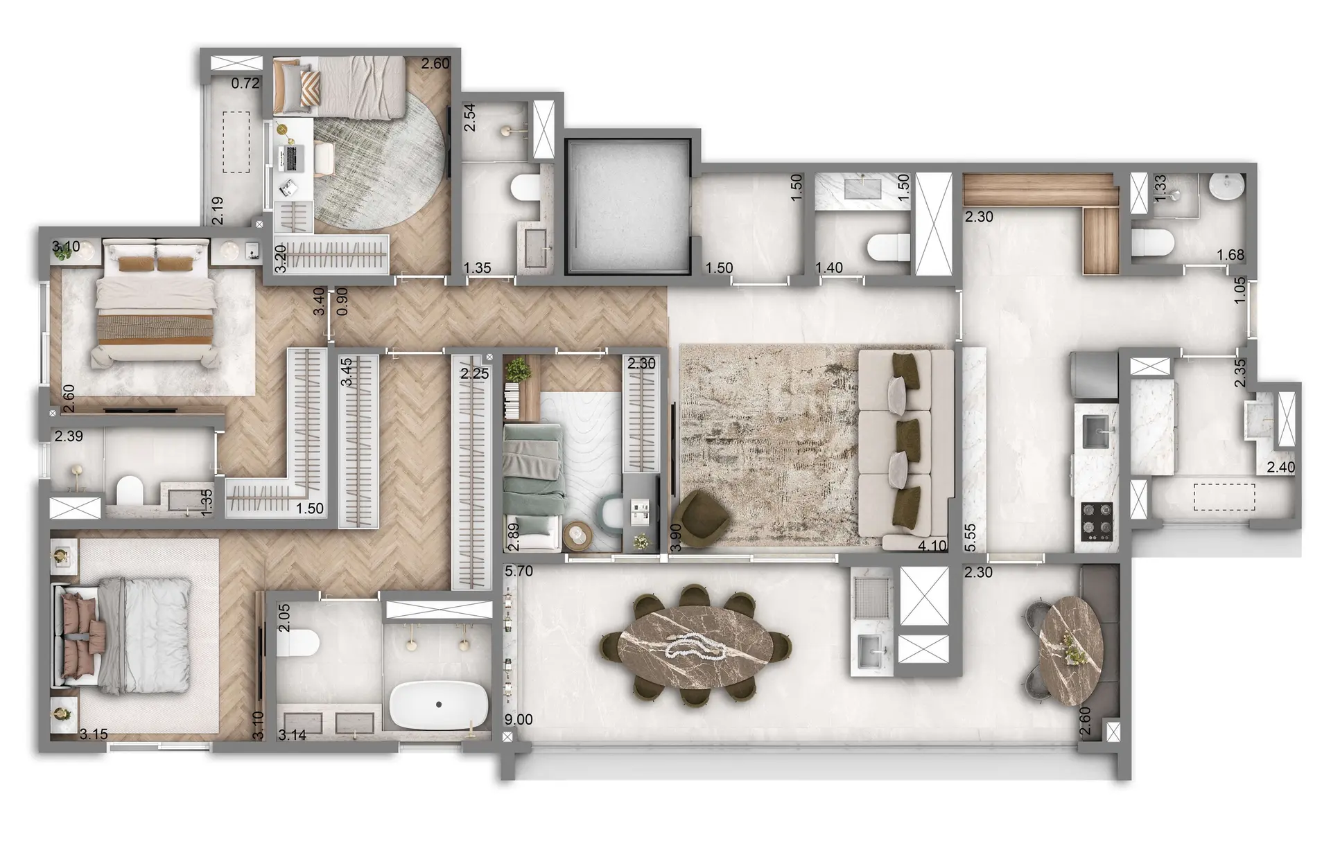 Planta 1 – The Grand Residence