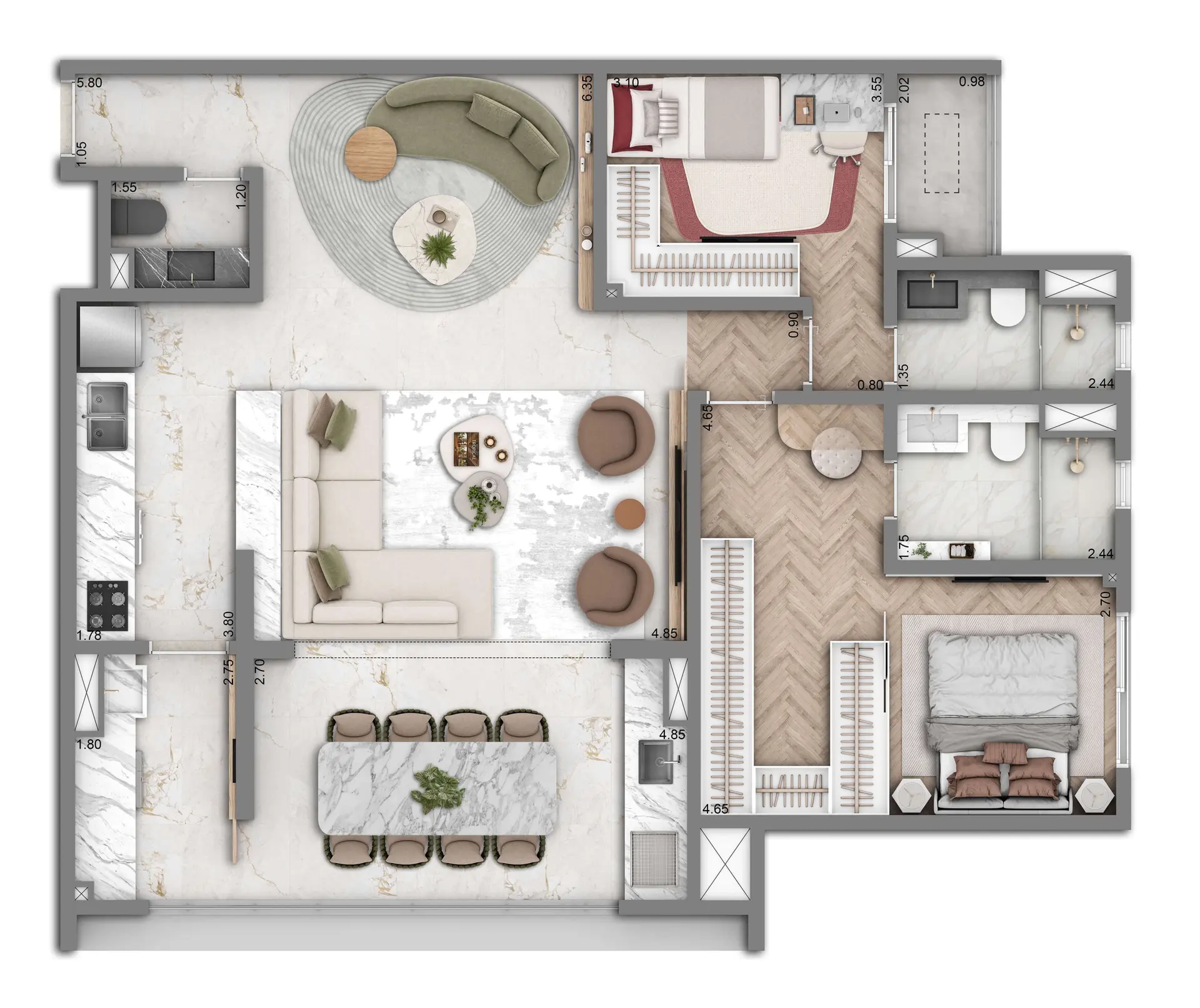 Planta 2 – The Grand Residence